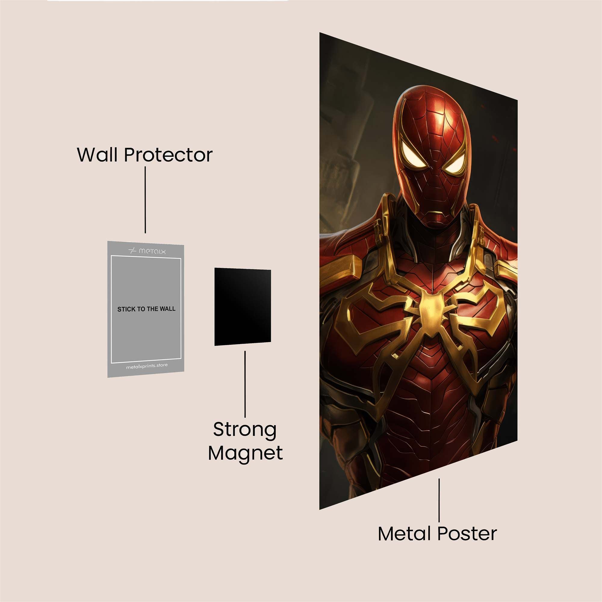 Iron Resilience Safe Wall Magnetic / M
