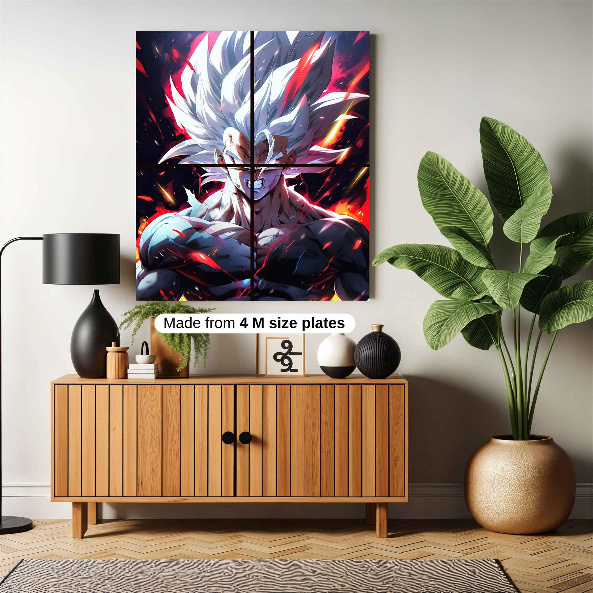 Saiyan Inferno Safe Wall Magnetic / M