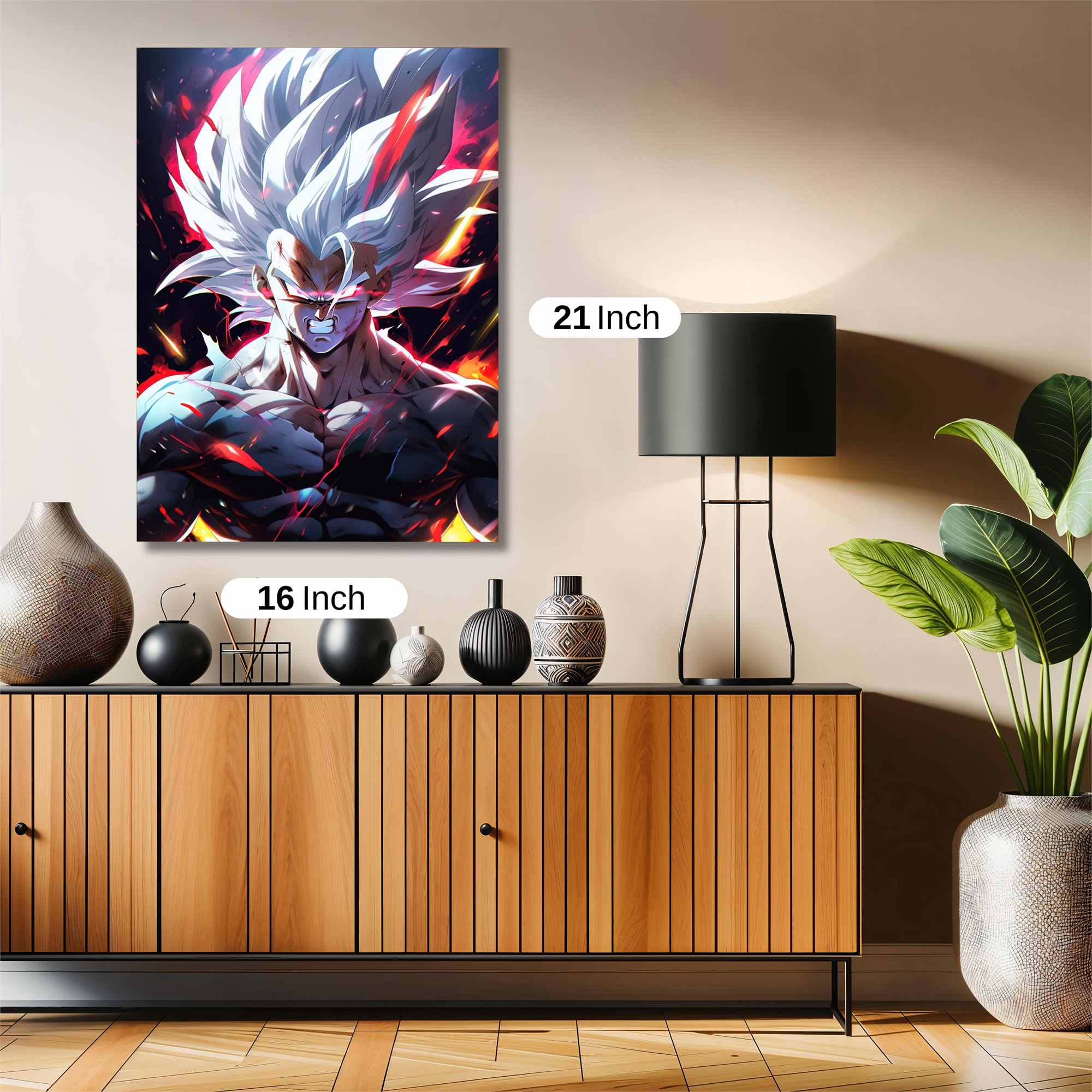 Saiyan Inferno Safe Wall Magnetic / M