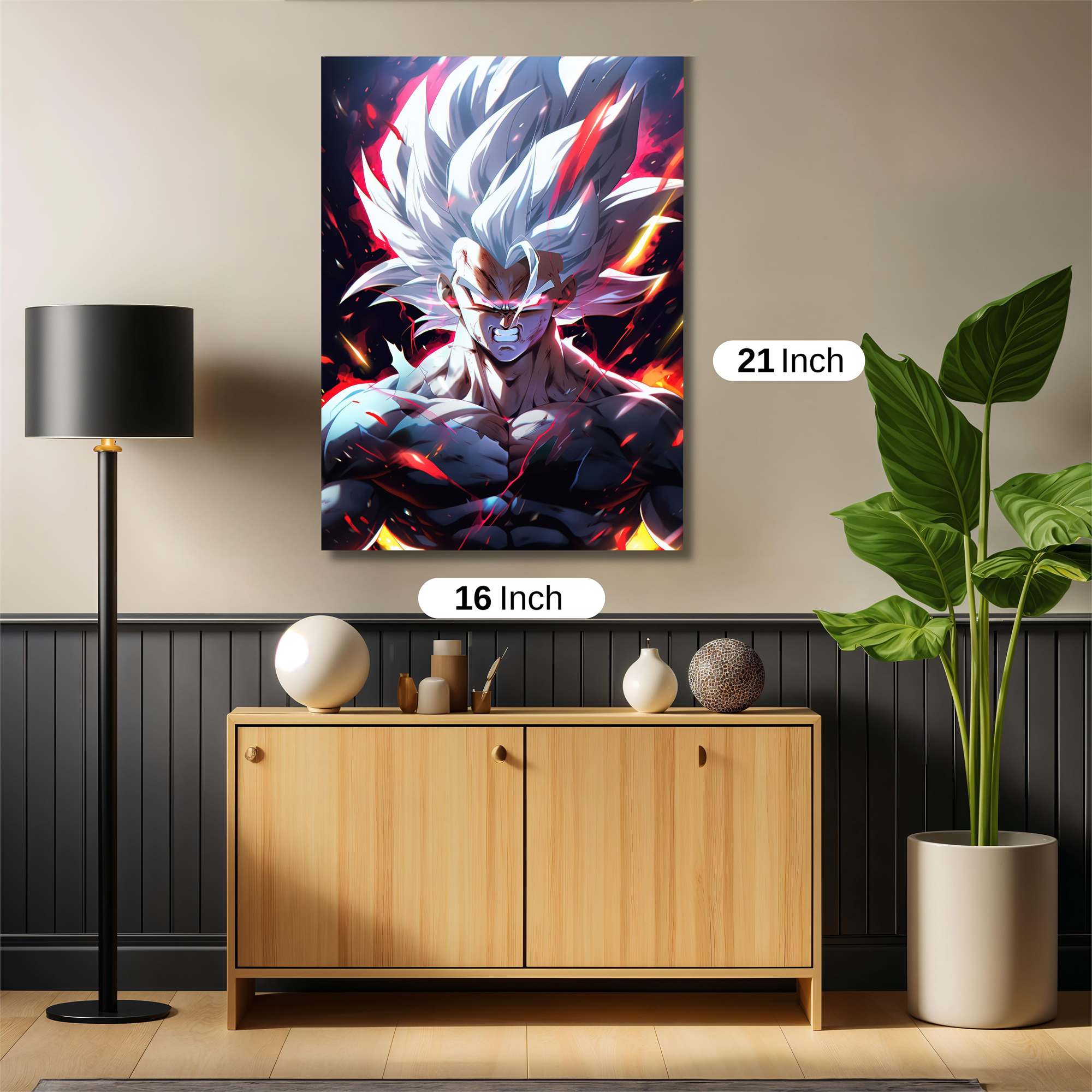 Saiyan Inferno Safe Wall Magnetic / M