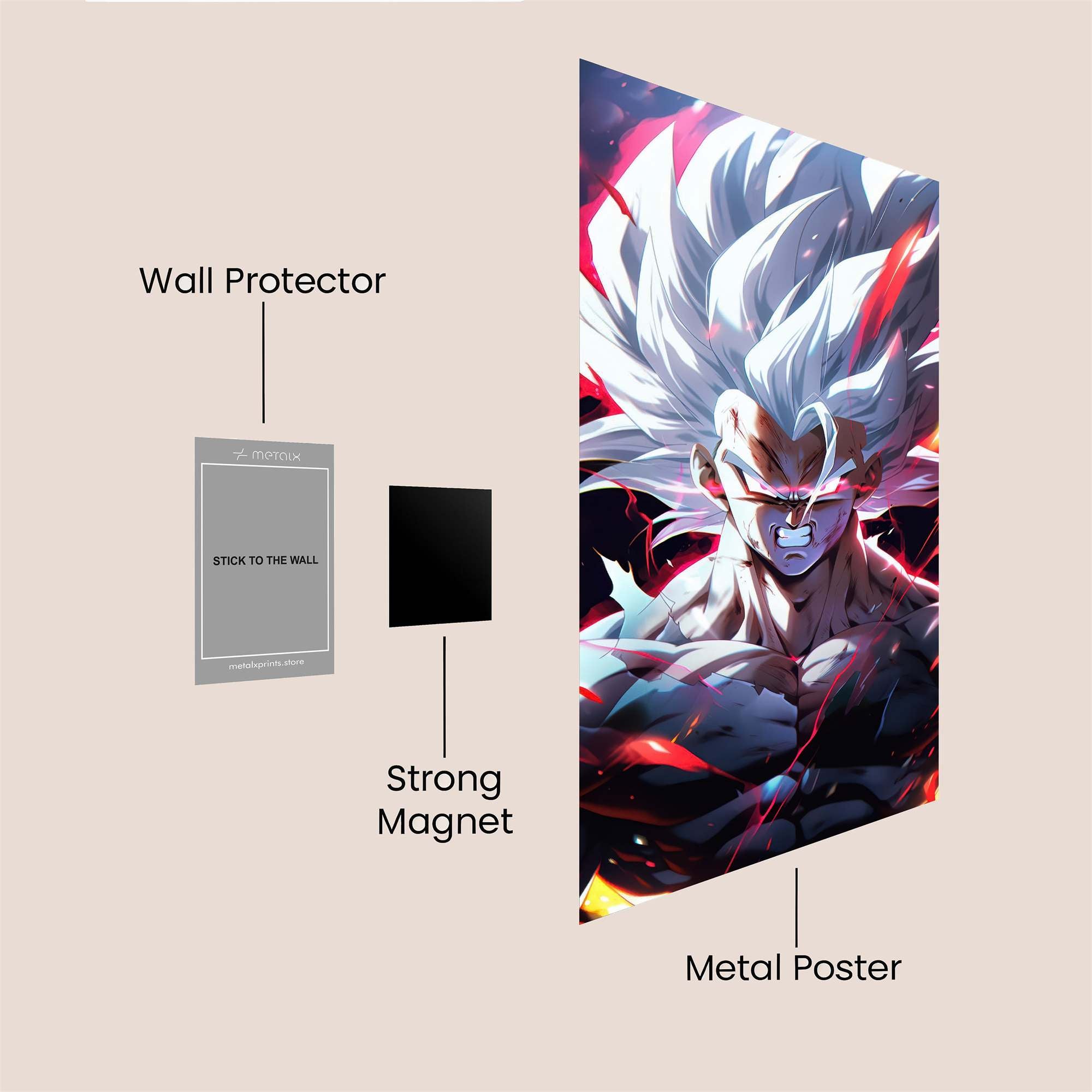 Saiyan Inferno Safe Wall Magnetic / M