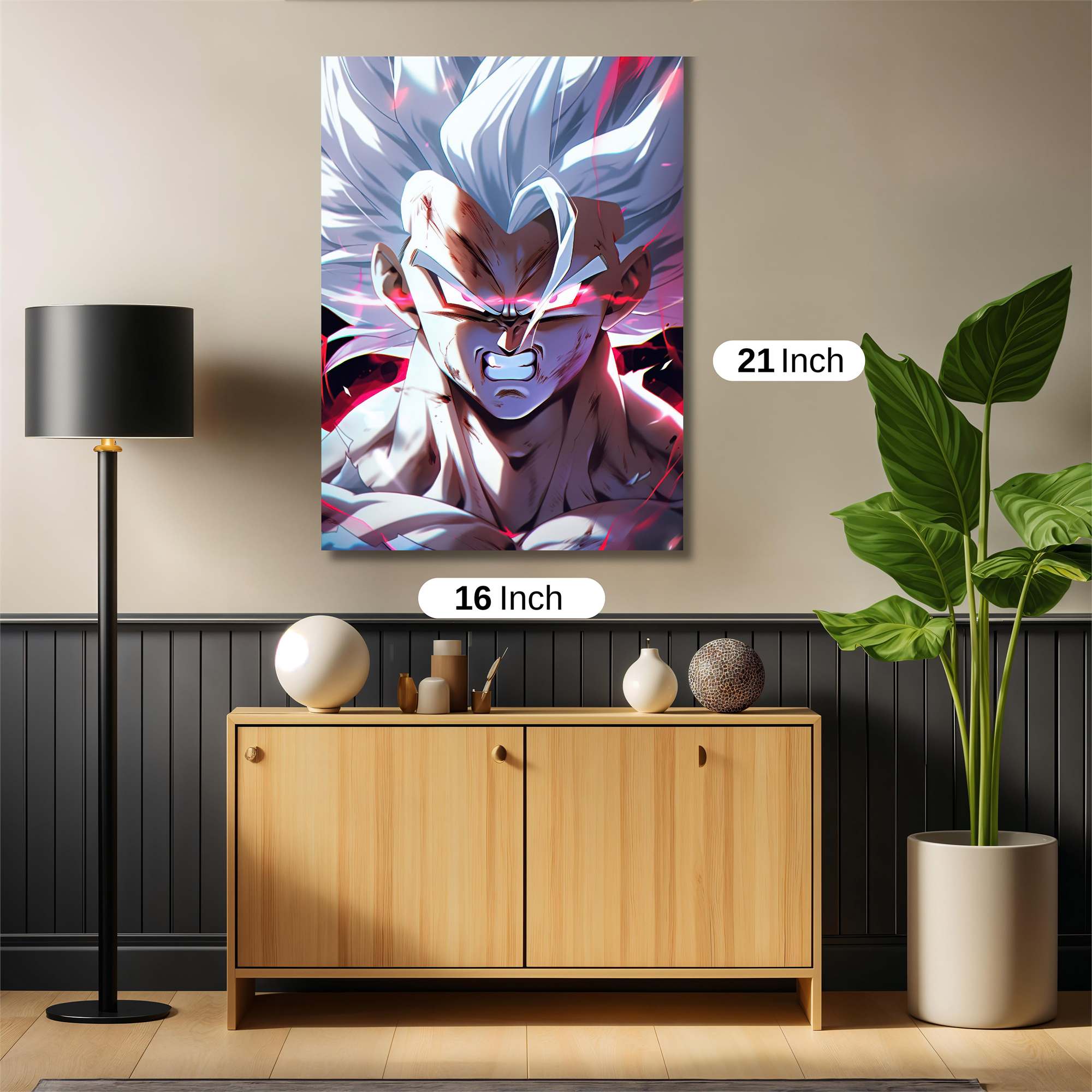 Saiyan Ferocity Safe Wall Magnetic / M