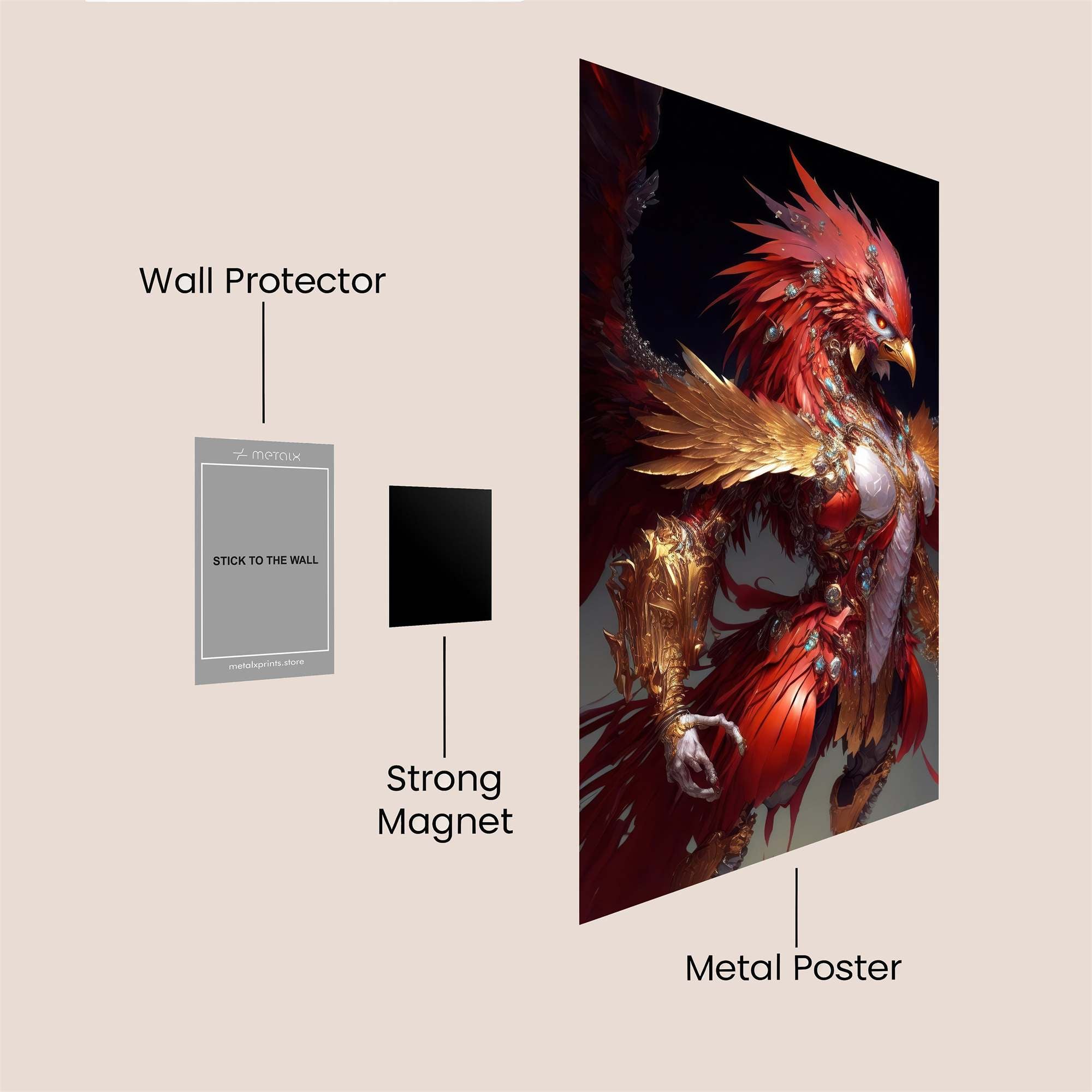 Phoenix Majesty Safe Wall Magnetic / M