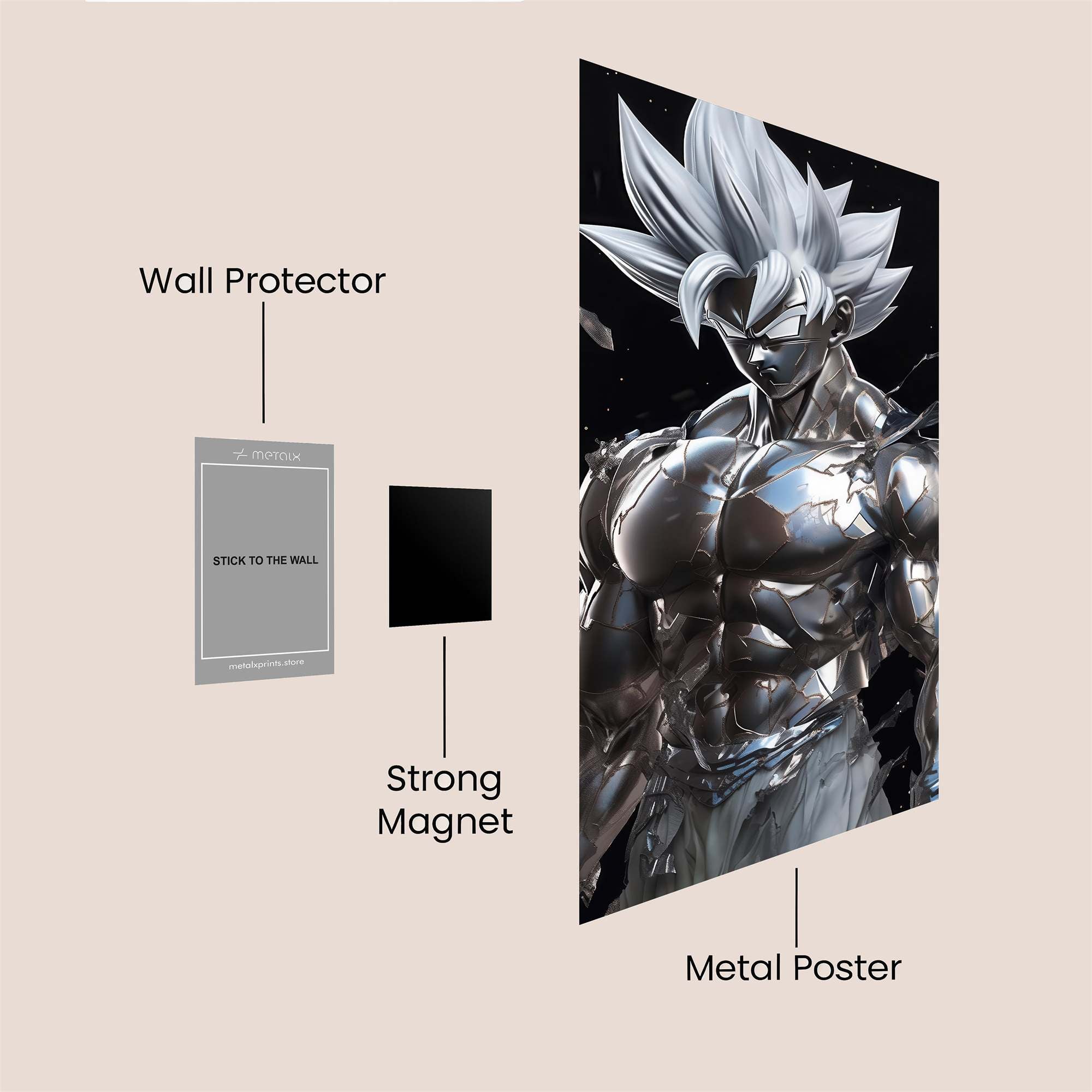 Goku Resolve Safe Wall Magnetic / M