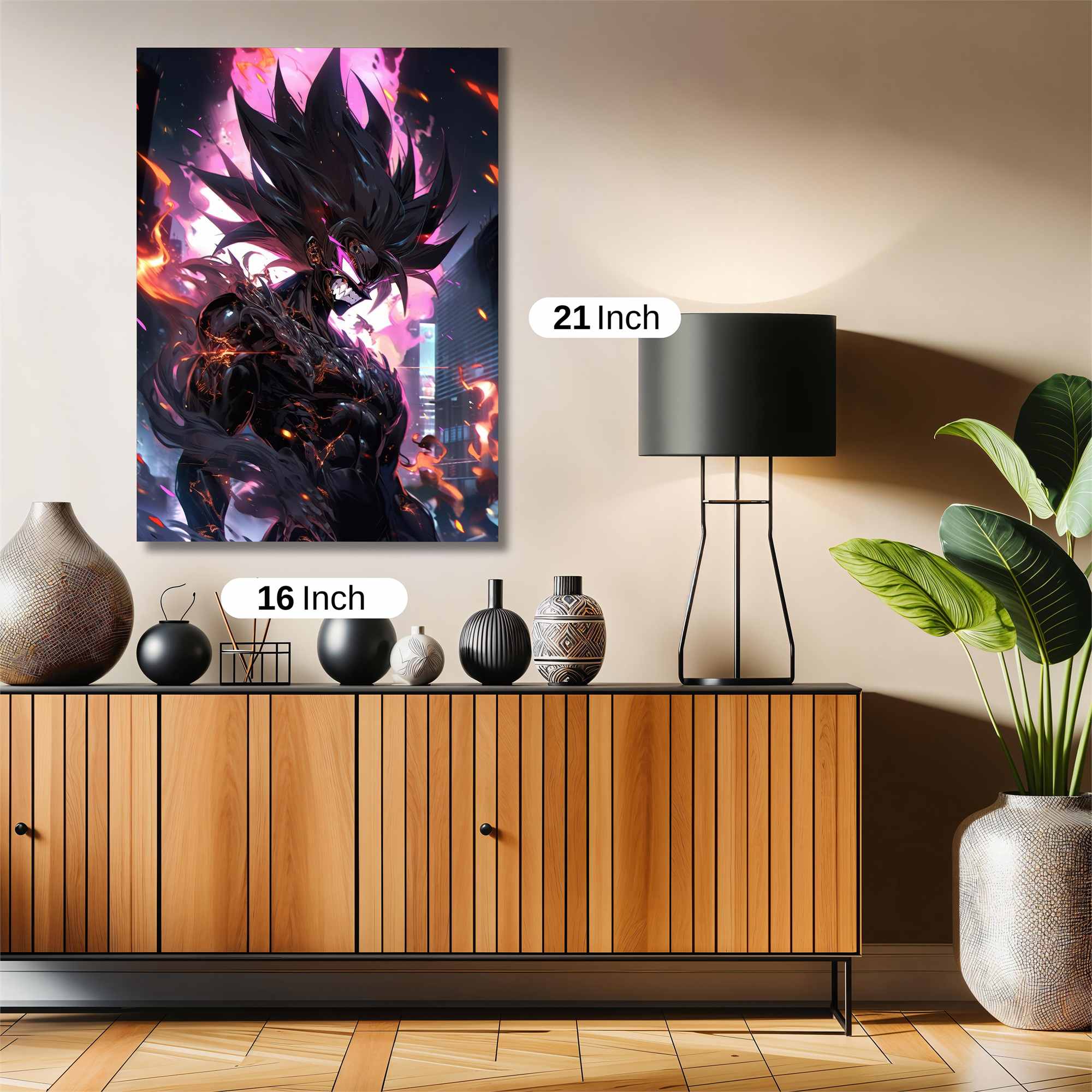 Darkened Blaze Safe Wall Magnetic / M