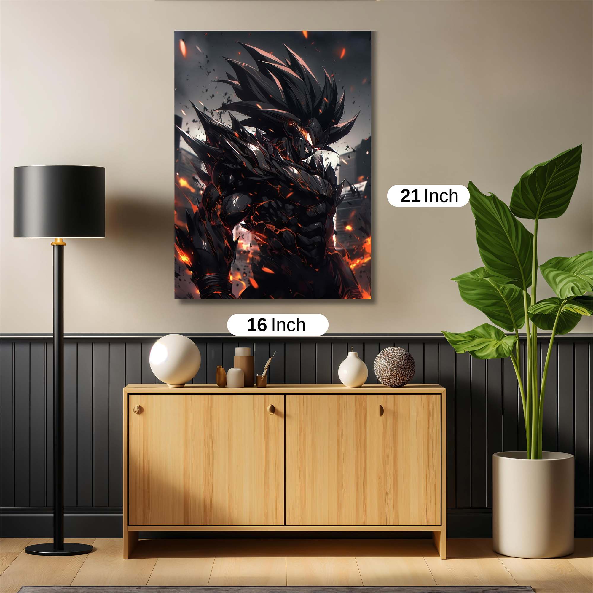 Inferno Warrior Safe Wall Magnetic / M