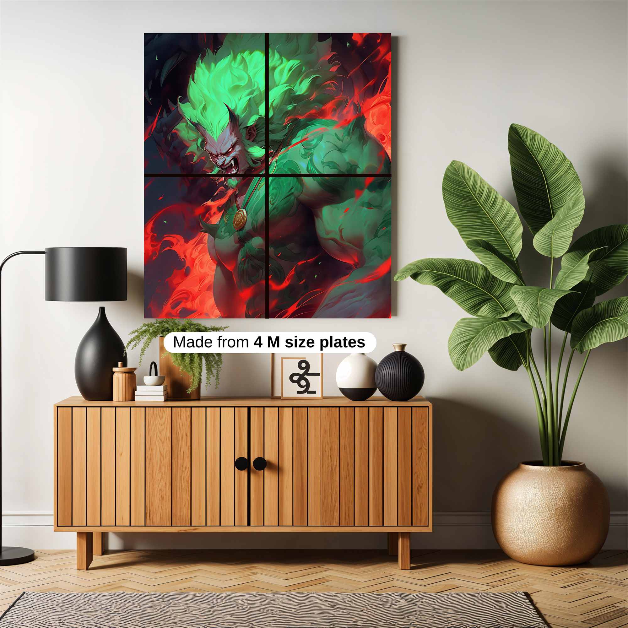 Beastly Blaze Safe Wall Magnetic / M