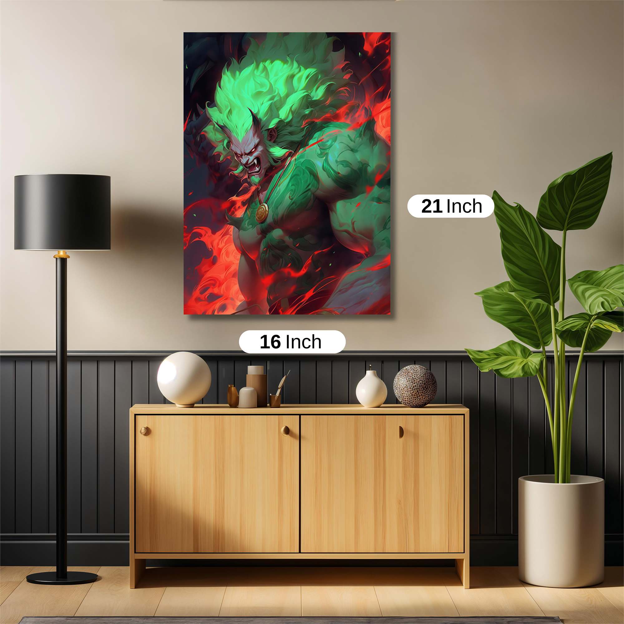 Beastly Blaze Safe Wall Magnetic / M