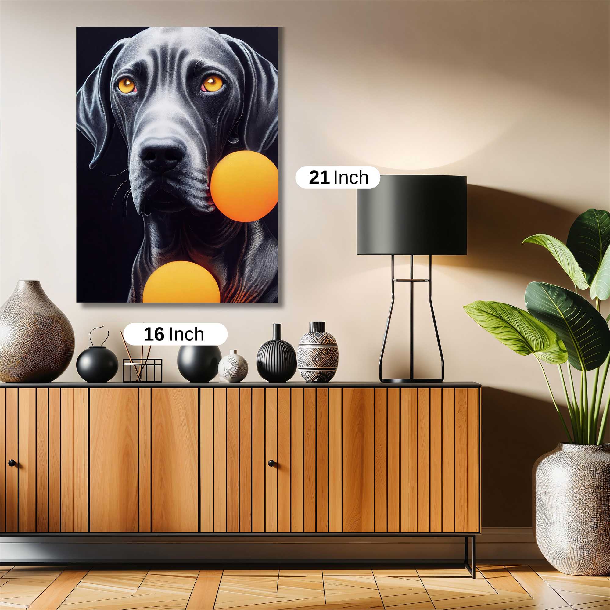 Canine Glow Safe Wall Magnetic / M