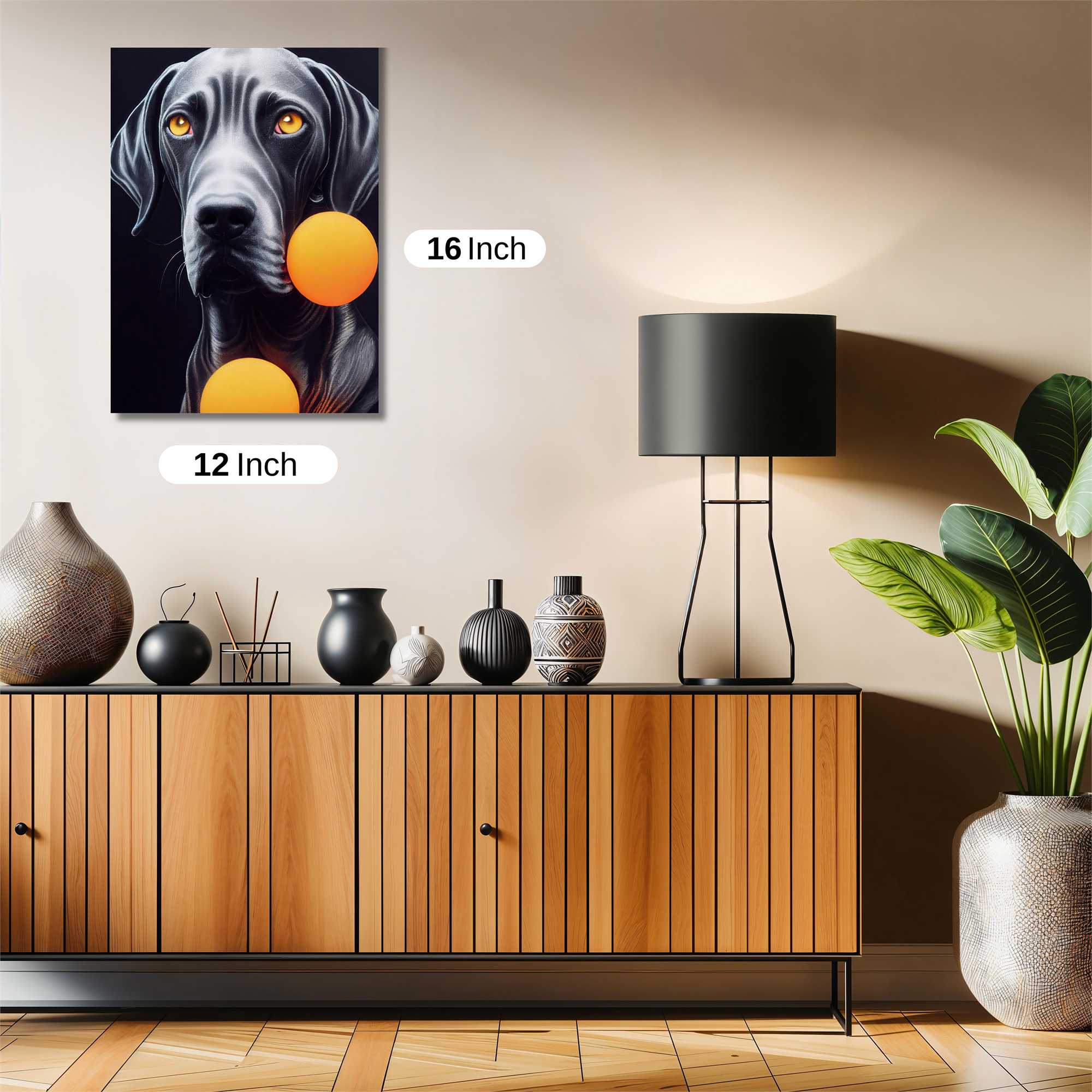 Canine Glow Safe Wall Magnetic / M