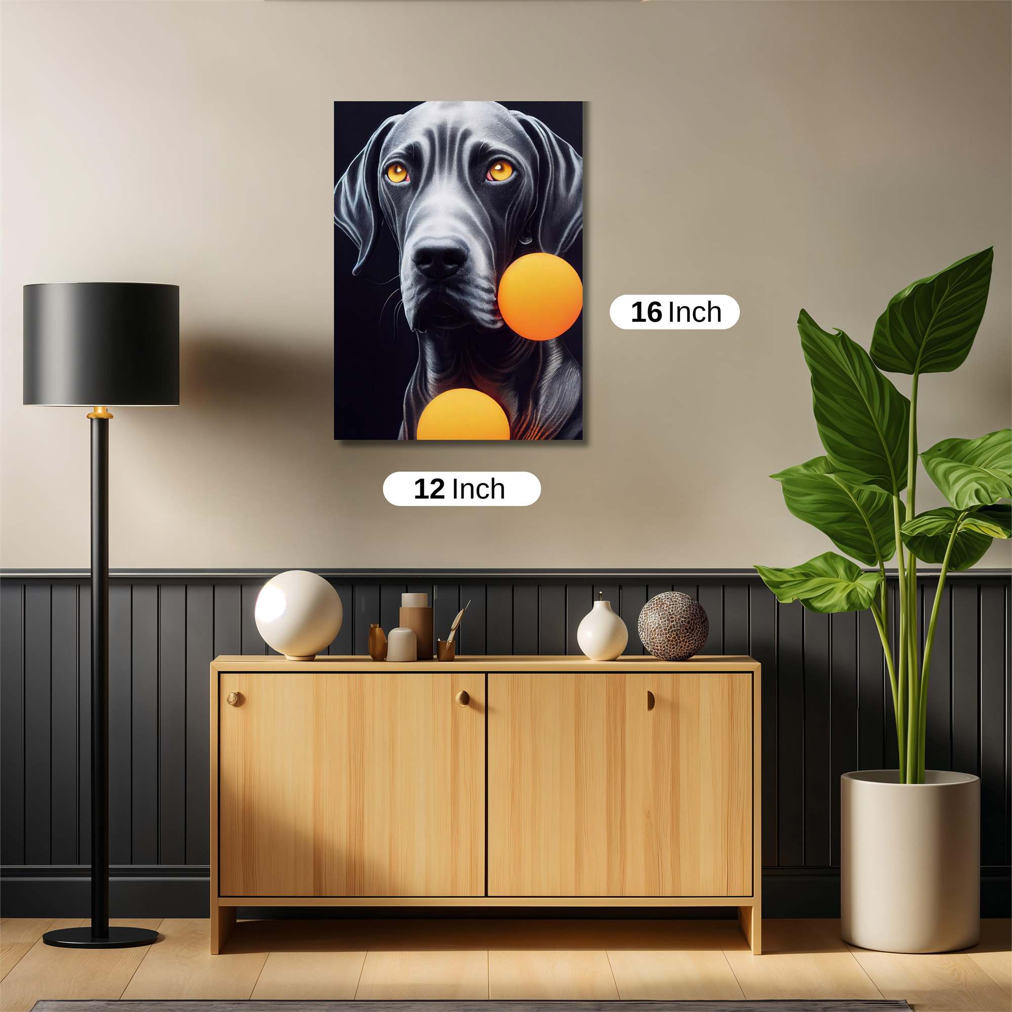 Canine Glow Safe Wall Magnetic / M