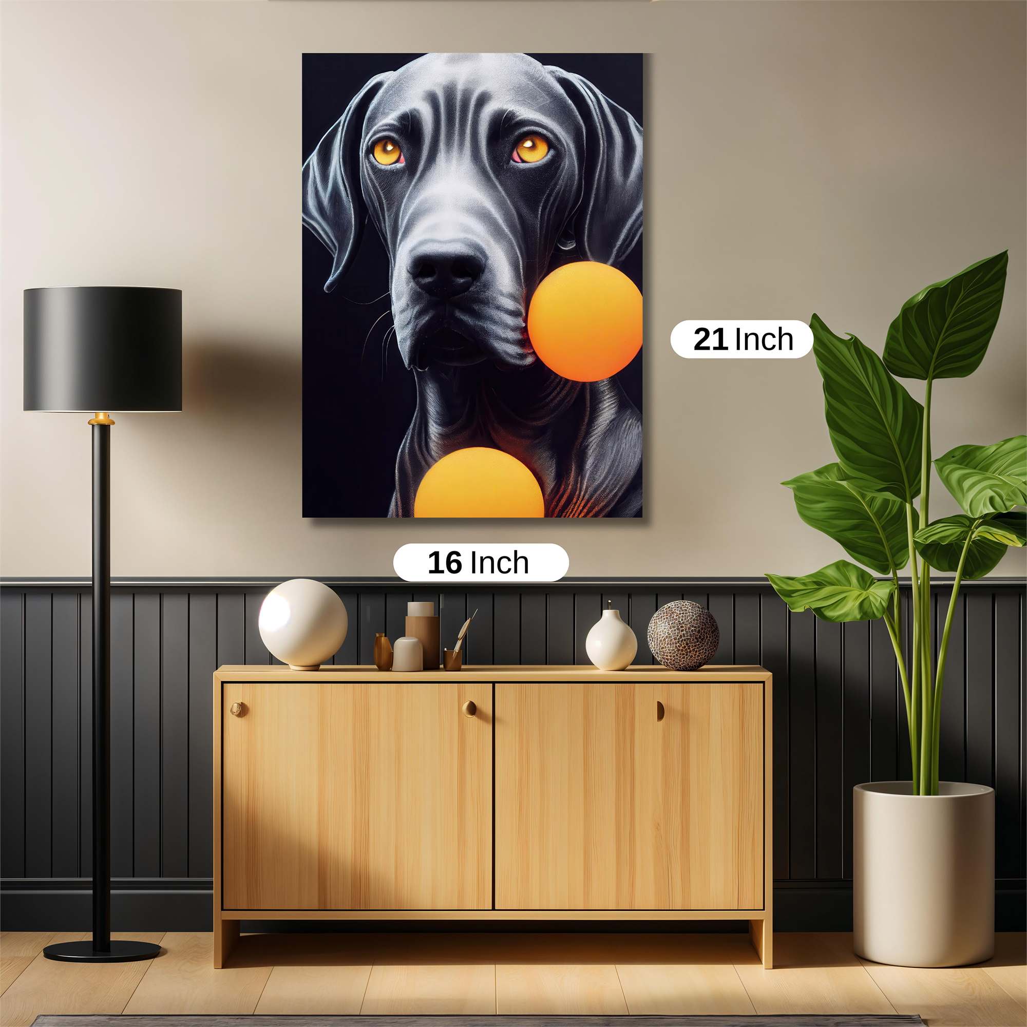 Canine Glow Safe Wall Magnetic / M