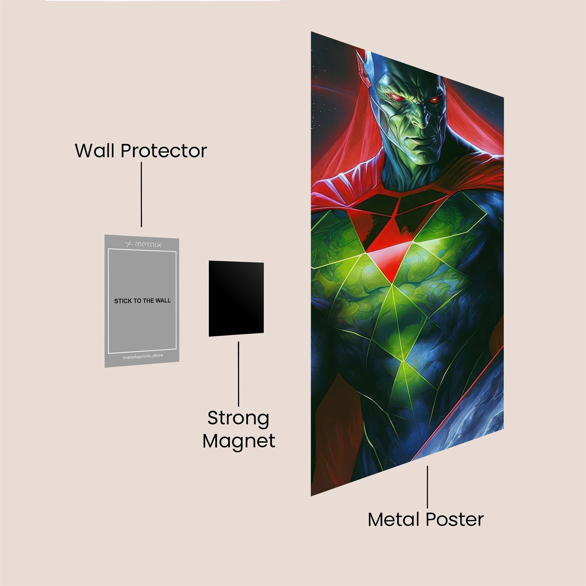 Martian Sentinel Safe Wall Magnetic / M
