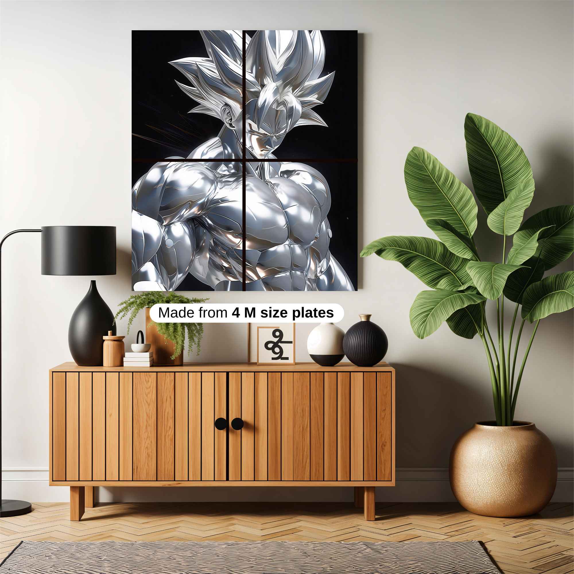 Silver Resilience Safe Wall Magnetic / M