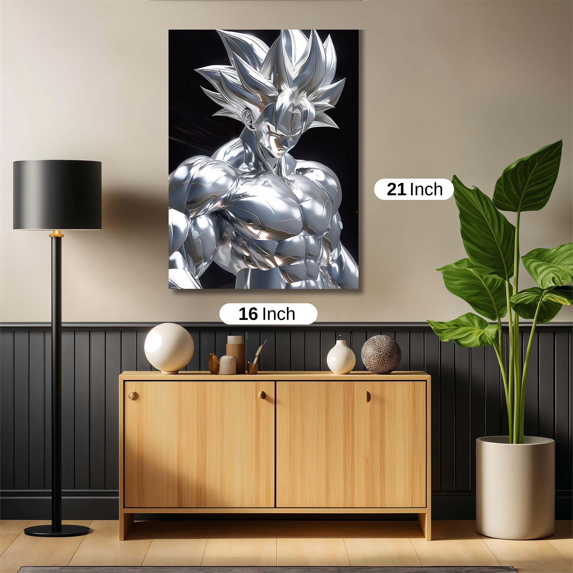 Silver Resilience Safe Wall Magnetic / M