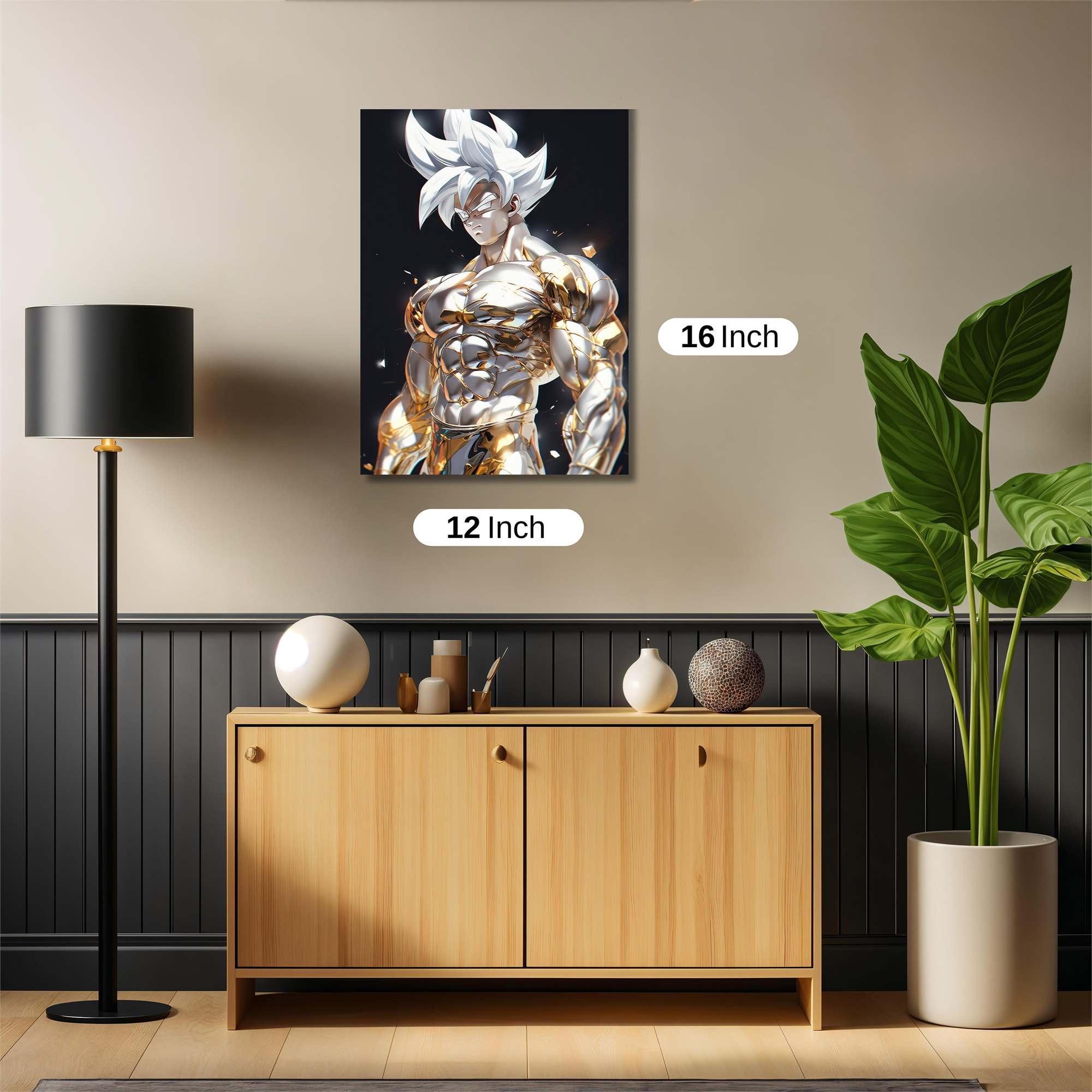 Saiyan Radiance Safe Wall Magnetic / M