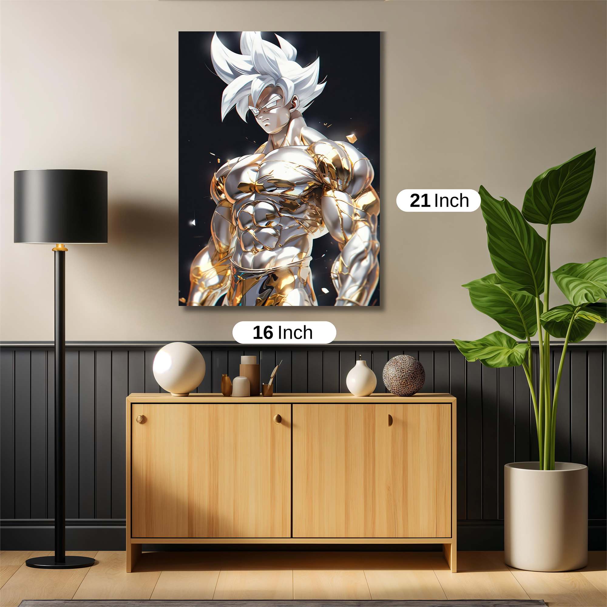 Saiyan Radiance Safe Wall Magnetic / M