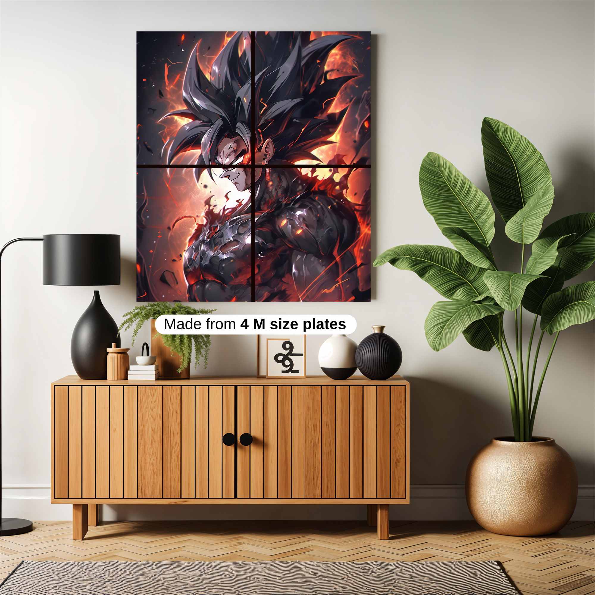 Saiyan Inferno Safe Wall Magnetic / M