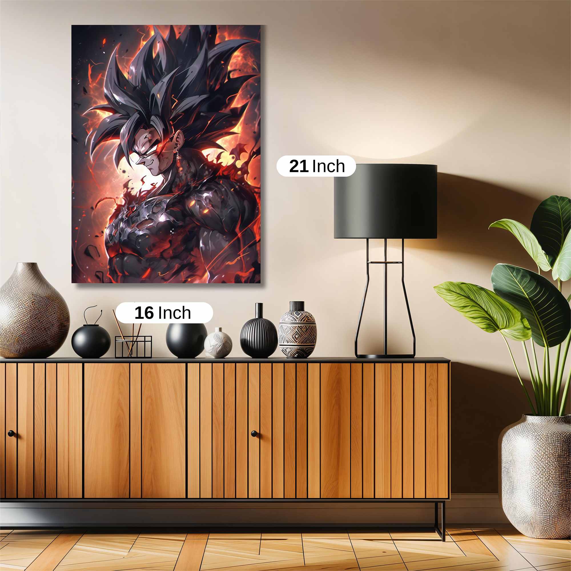 Saiyan Inferno Safe Wall Magnetic / M