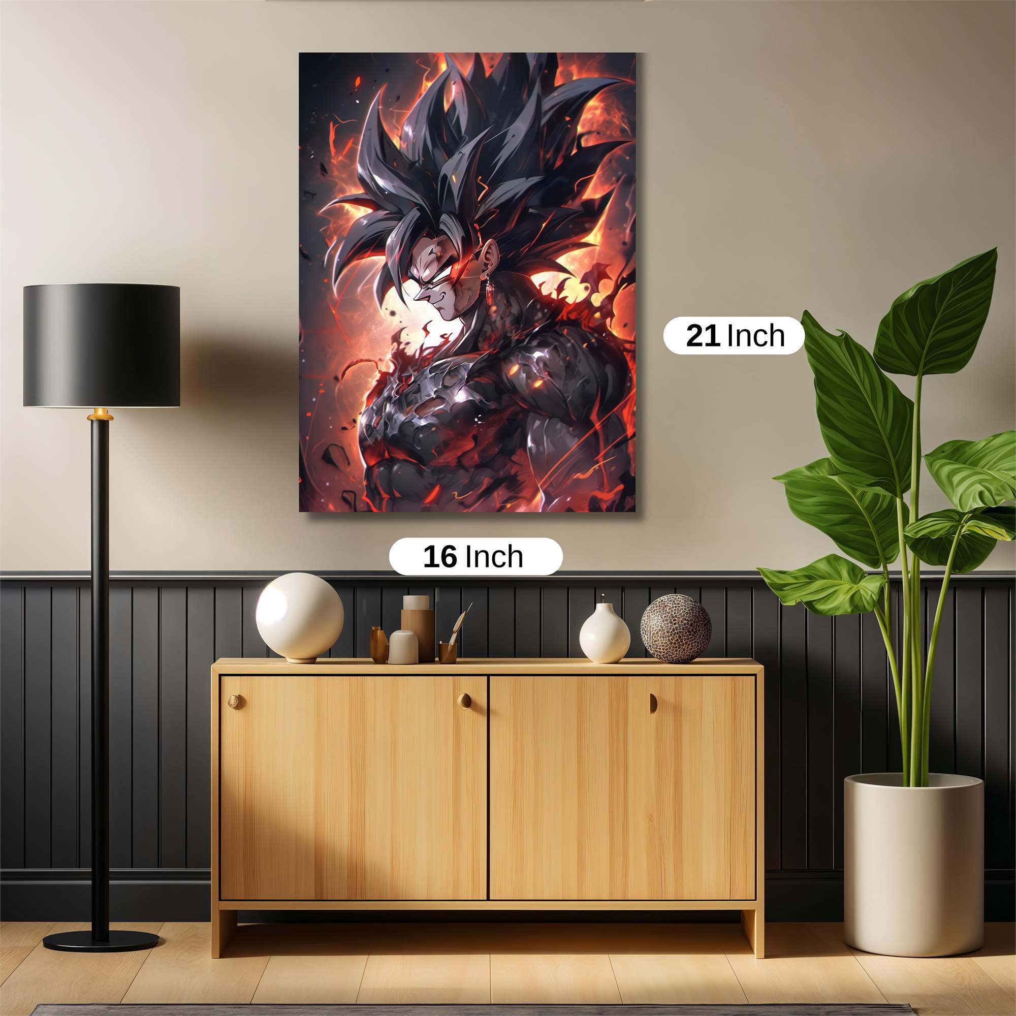 Saiyan Inferno Safe Wall Magnetic / M