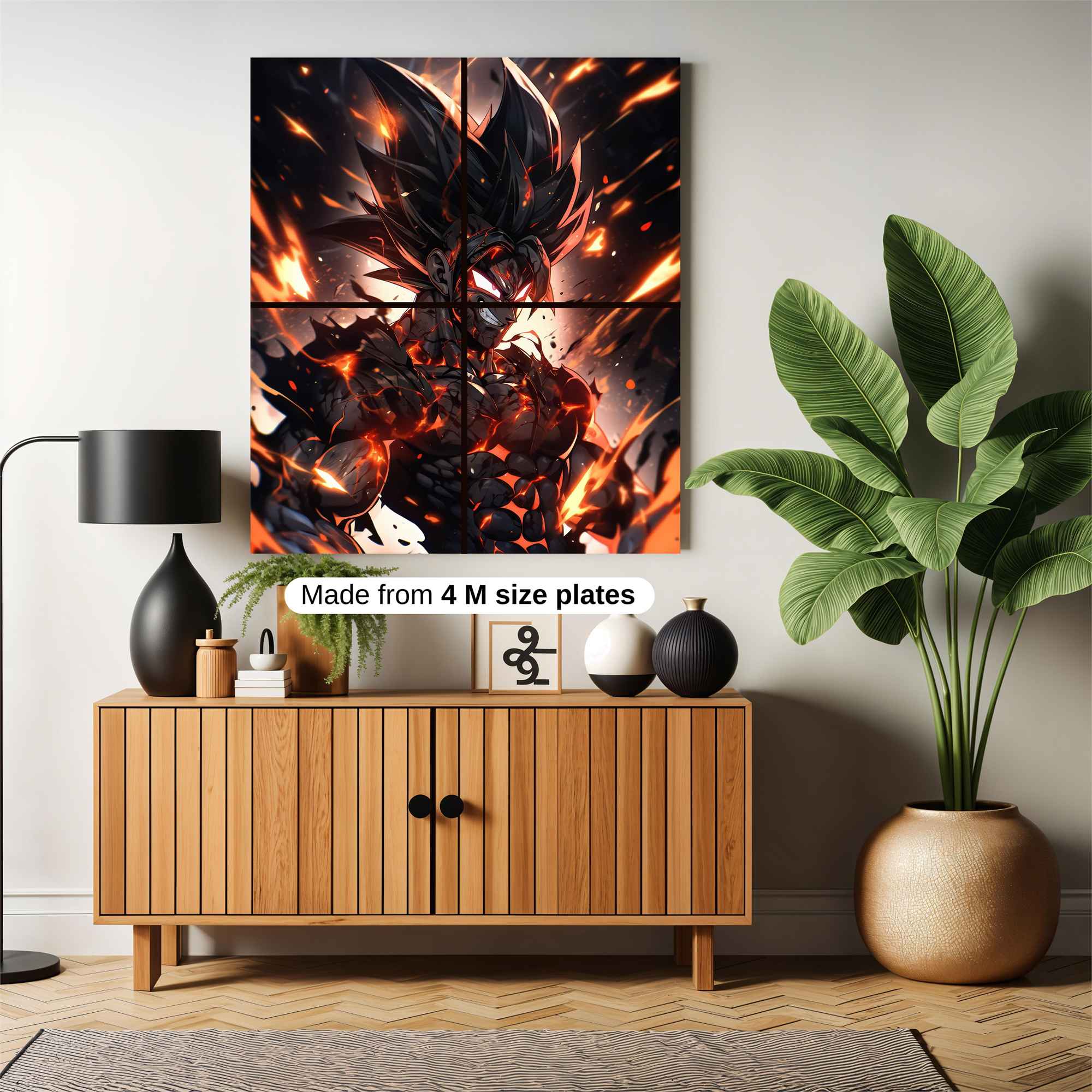 Saiyan Inferno Safe Wall Magnetic / M