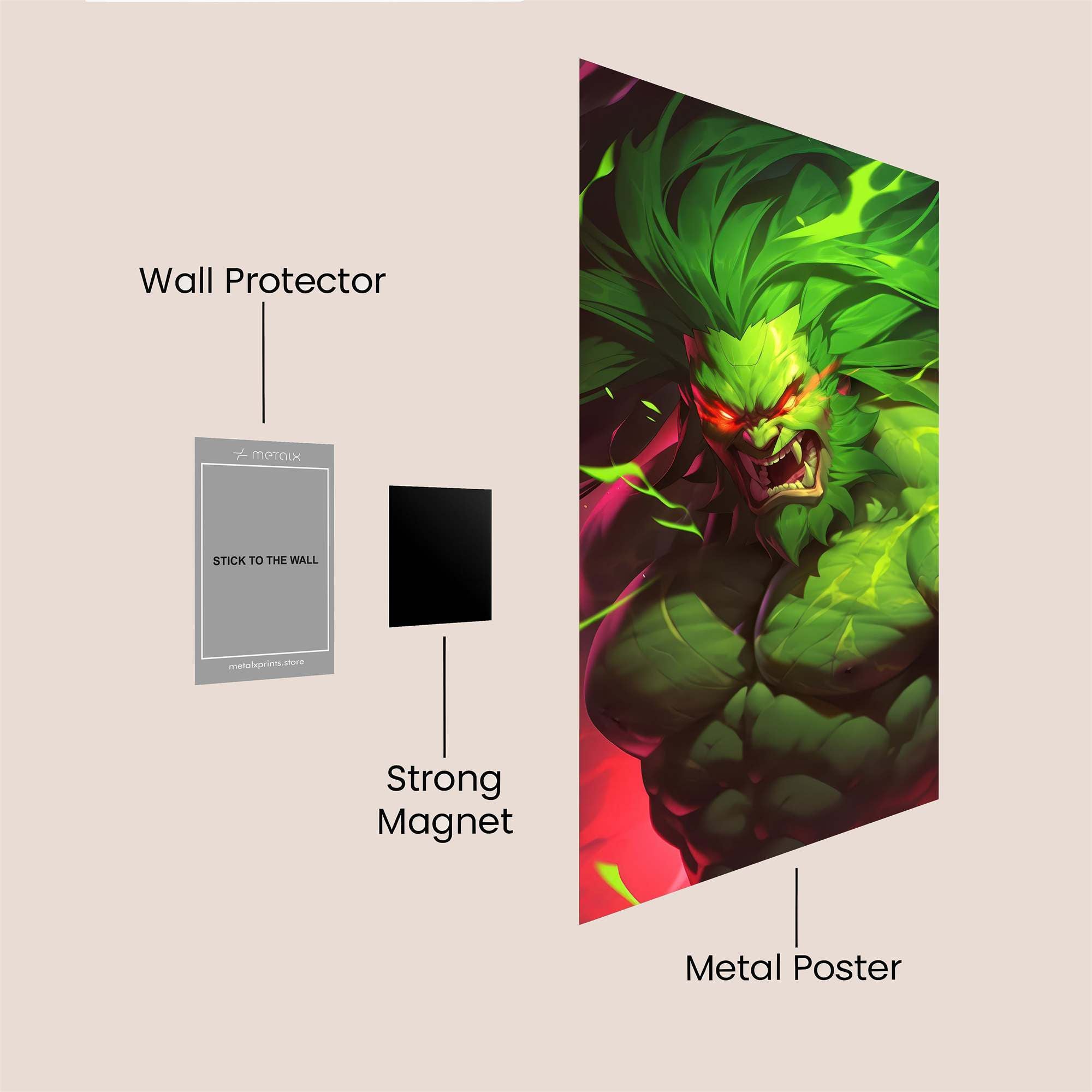 Blanka Fury Safe Wall Magnetic / M