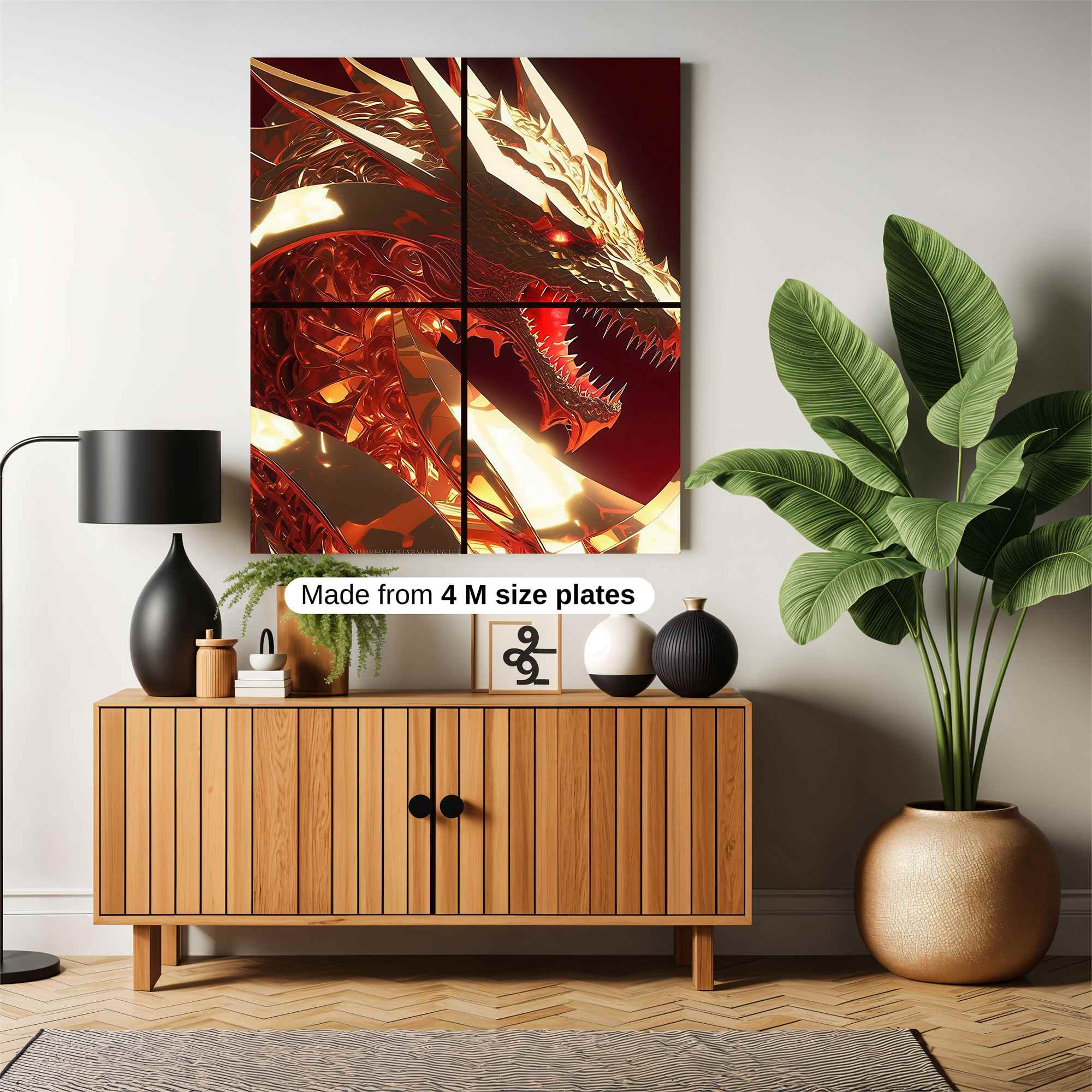 Golden Fury Safe Wall Magnetic / M