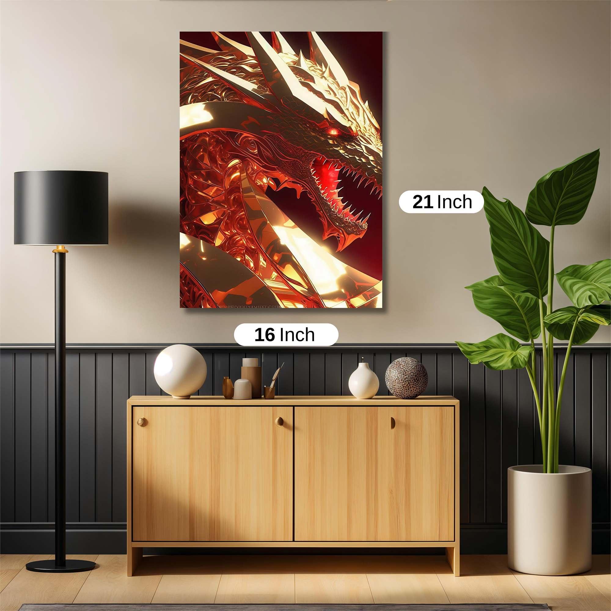 Golden Fury Safe Wall Magnetic / M