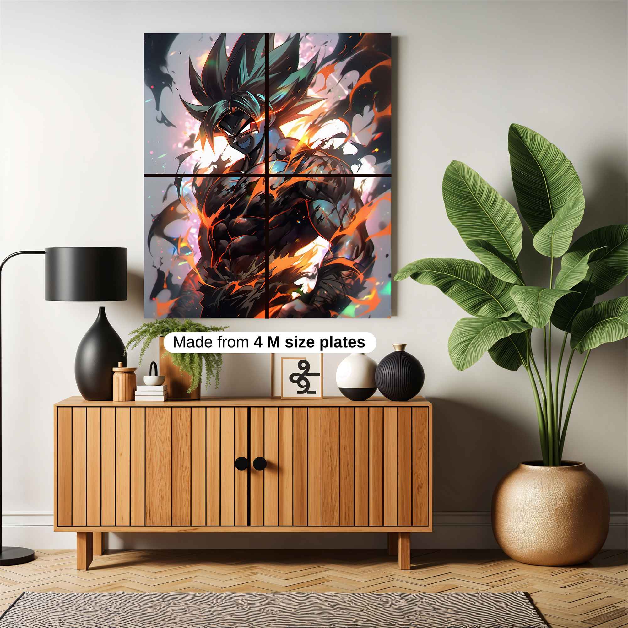 Saiyan Inferno Safe Wall Magnetic / M