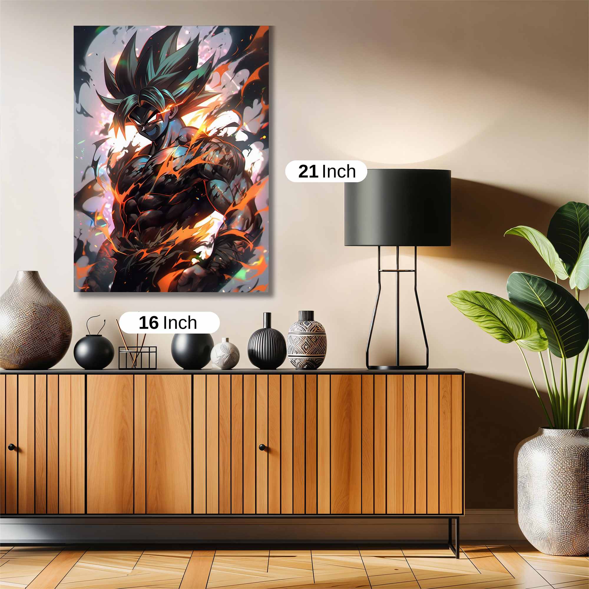 Saiyan Inferno Safe Wall Magnetic / M