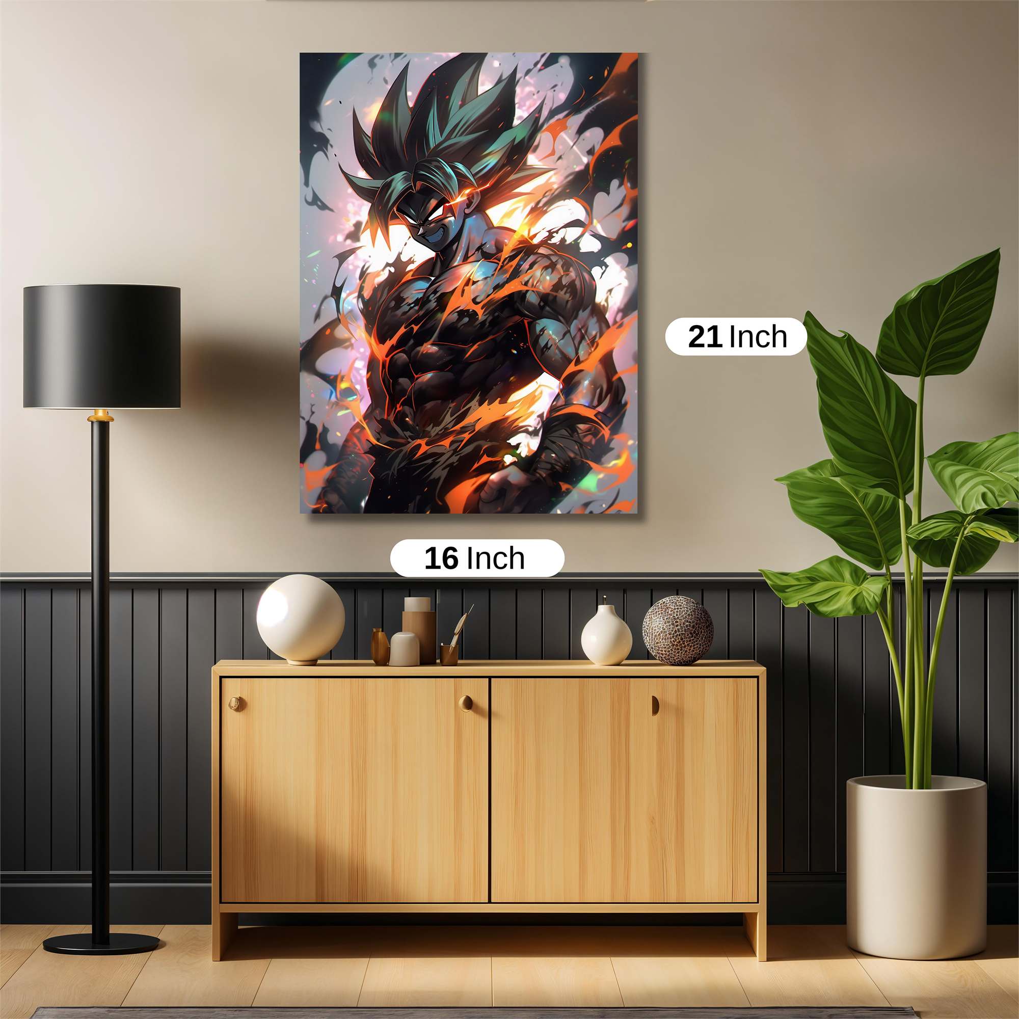 Saiyan Inferno Safe Wall Magnetic / M
