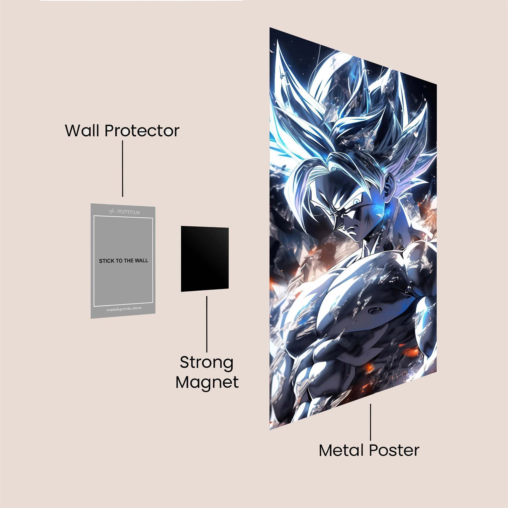 Goku Ignition Safe Wall Magnetic / M