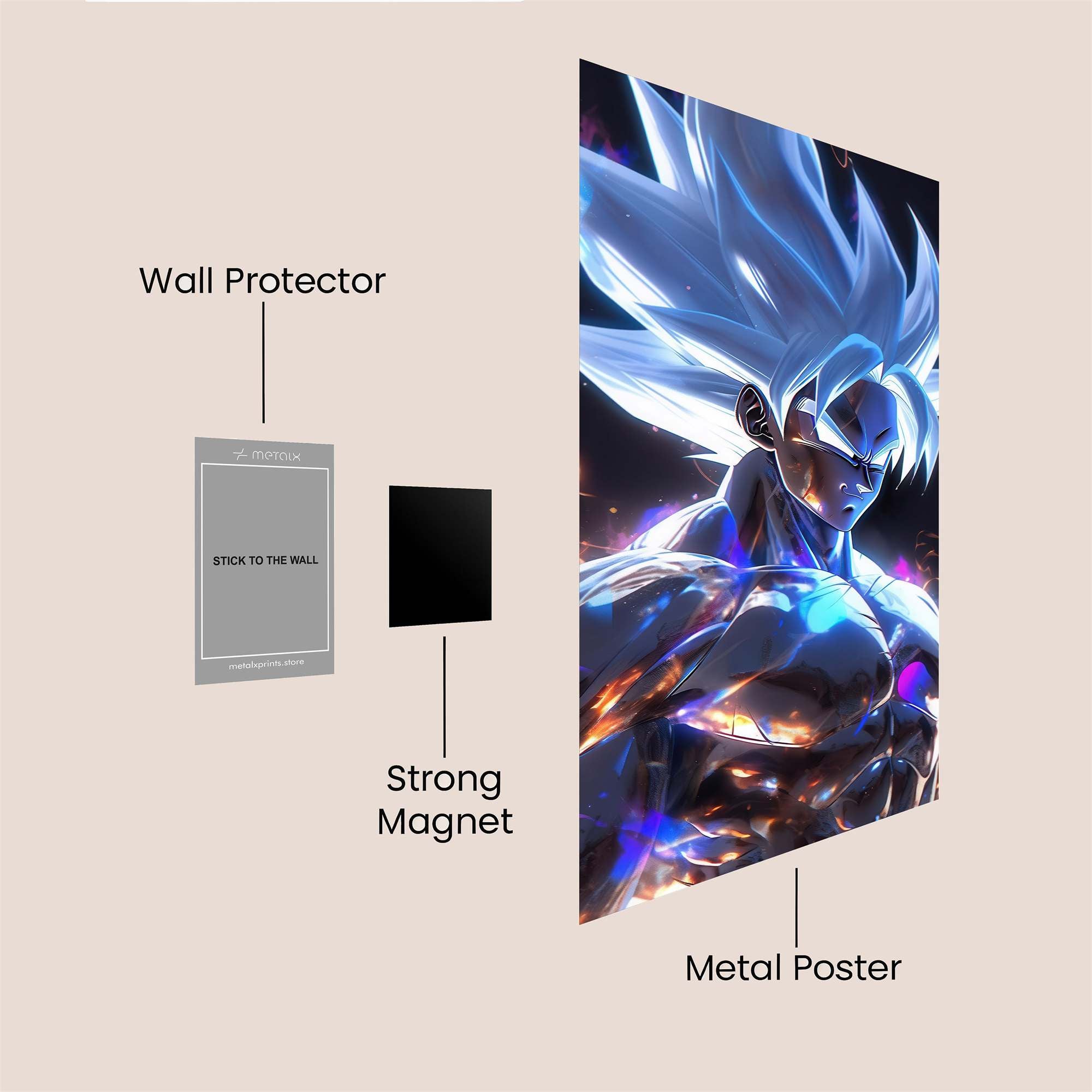 Goku Ascendance Safe Wall Magnetic / M