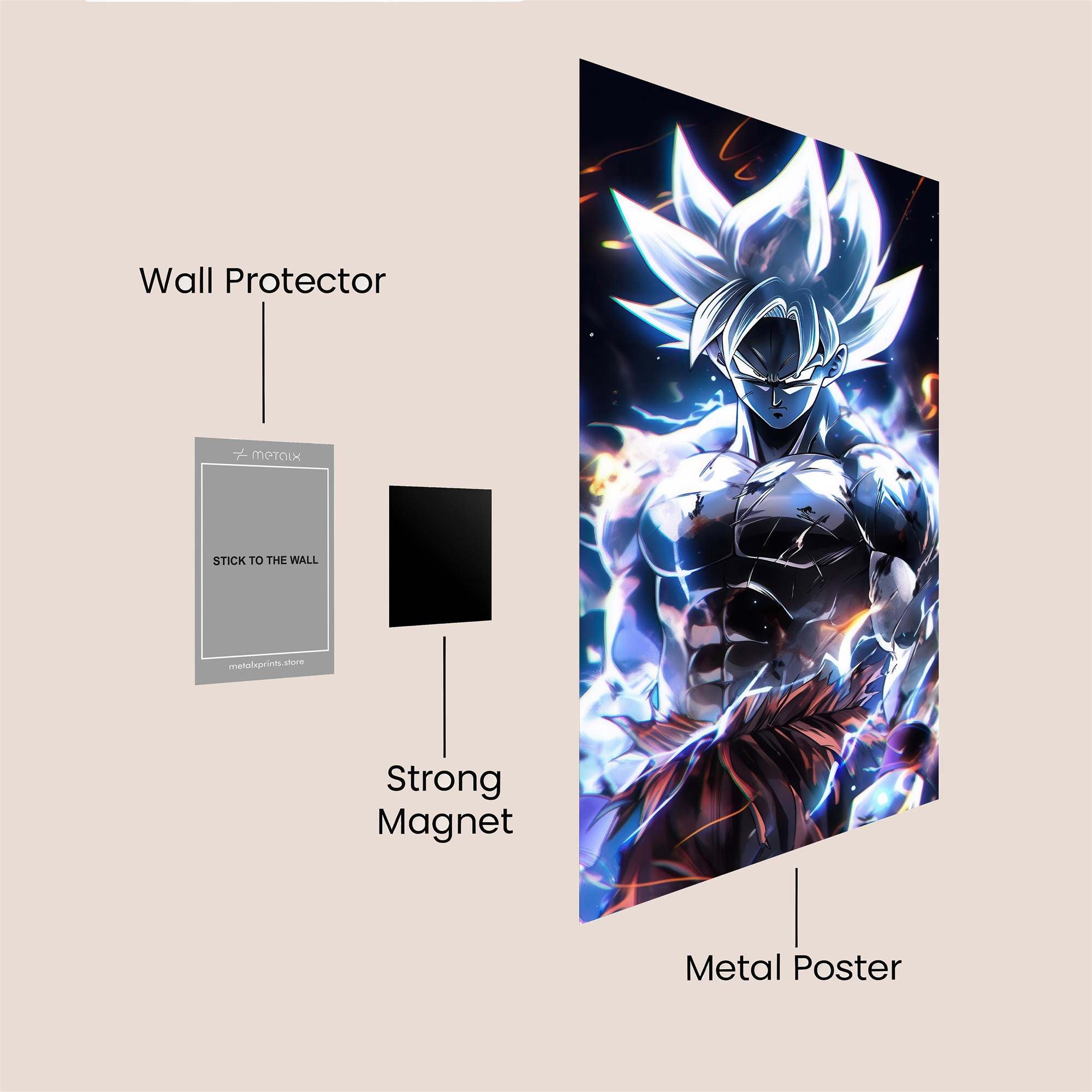 Goku Ascendancy Safe Wall Magnetic / M