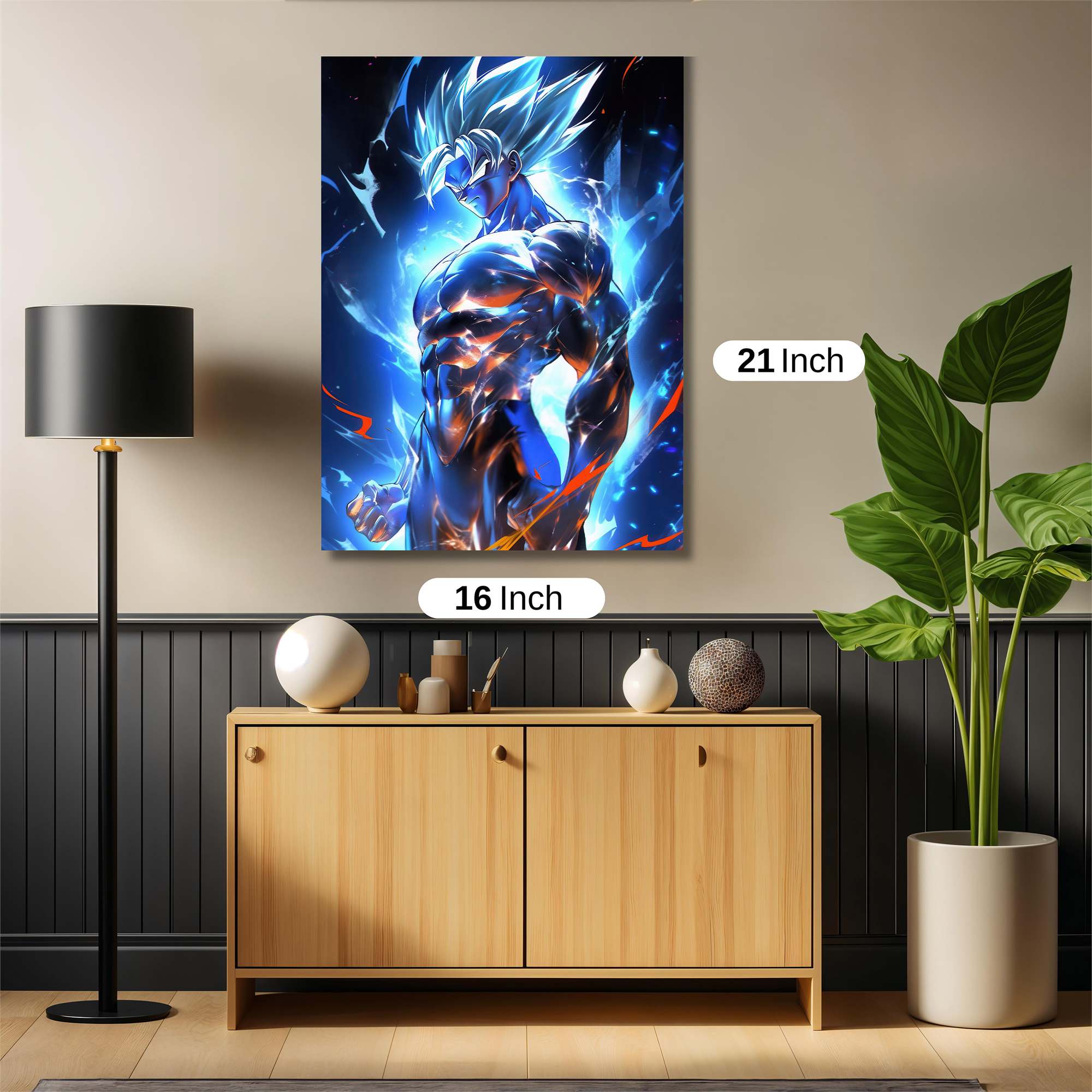 Saiyan Radiance Safe Wall Magnetic / M