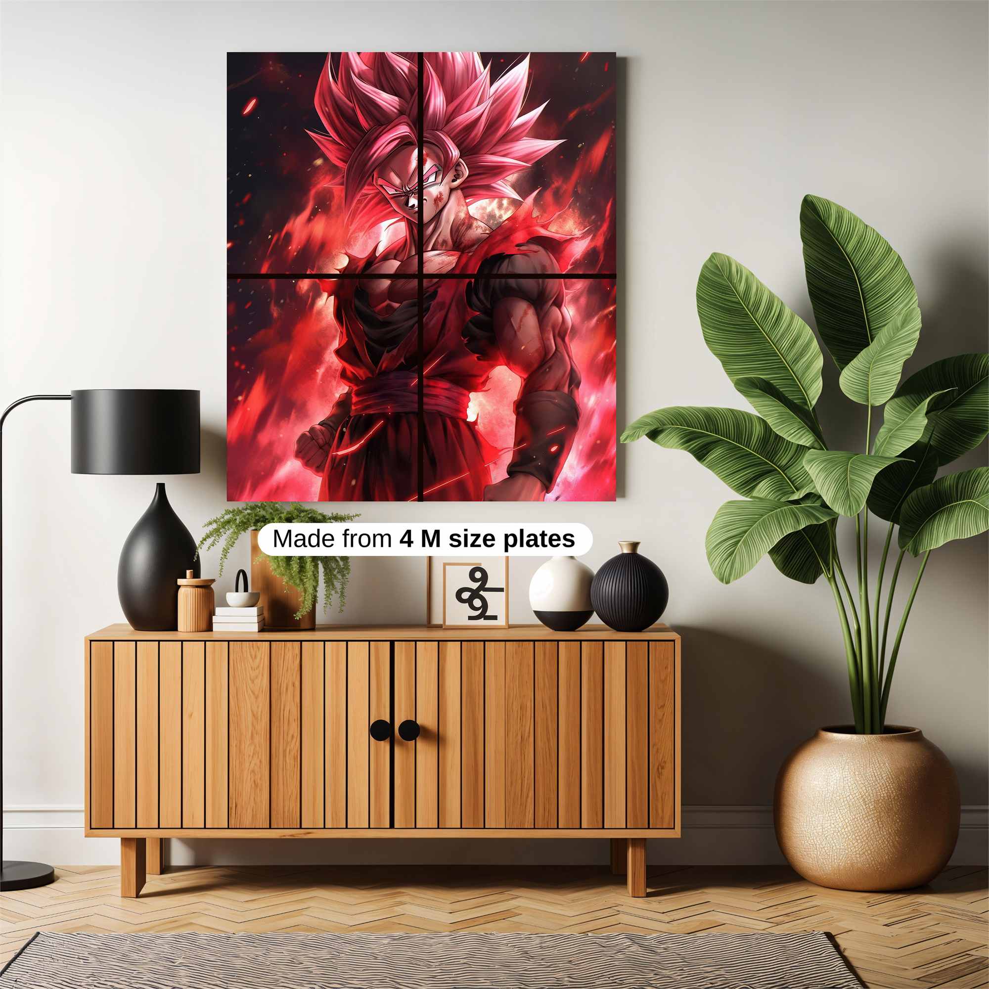 Saiyan Blaze Safe Wall Magnetic / M