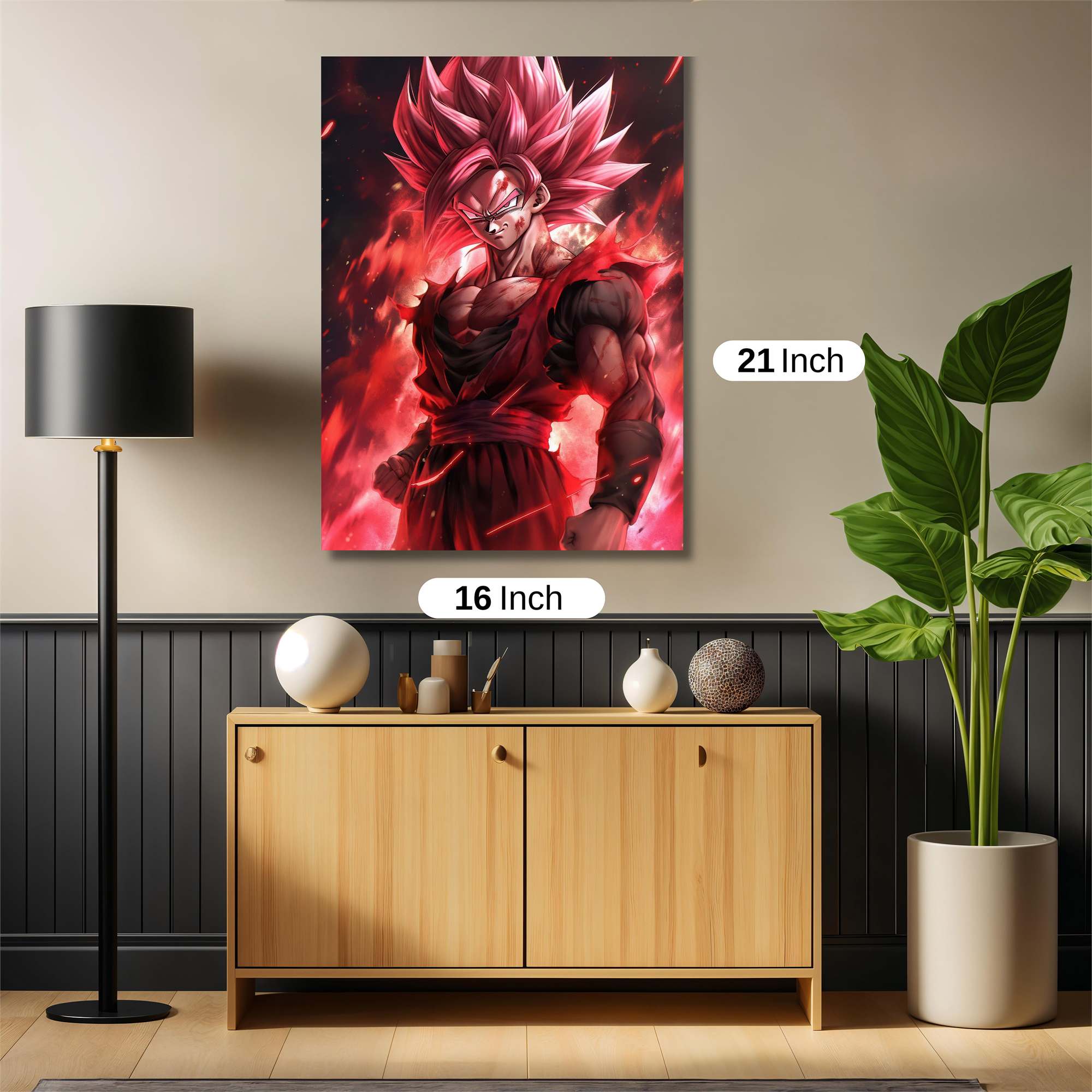 Saiyan Blaze Safe Wall Magnetic / M