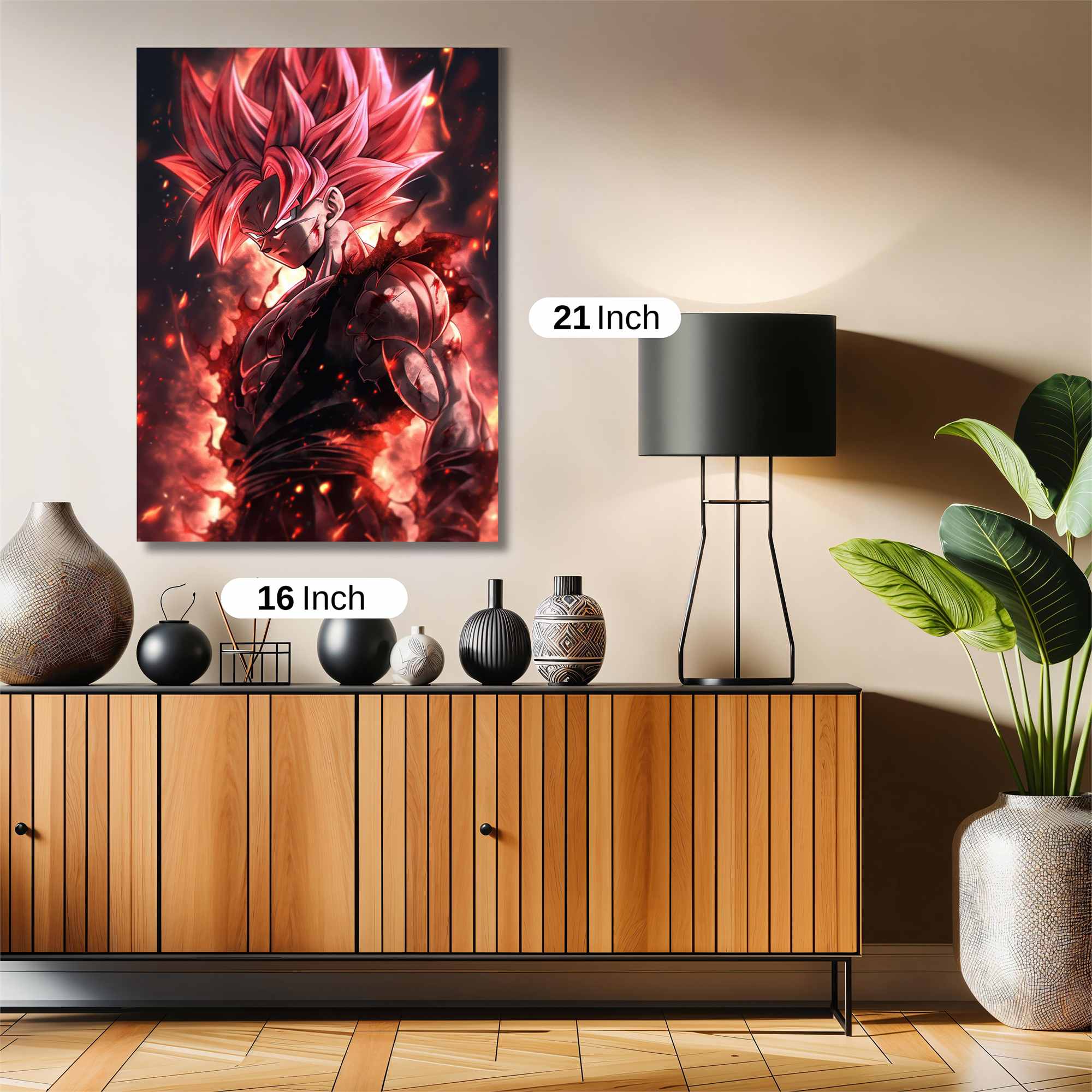 Goku Inferno Safe Wall Magnetic / M