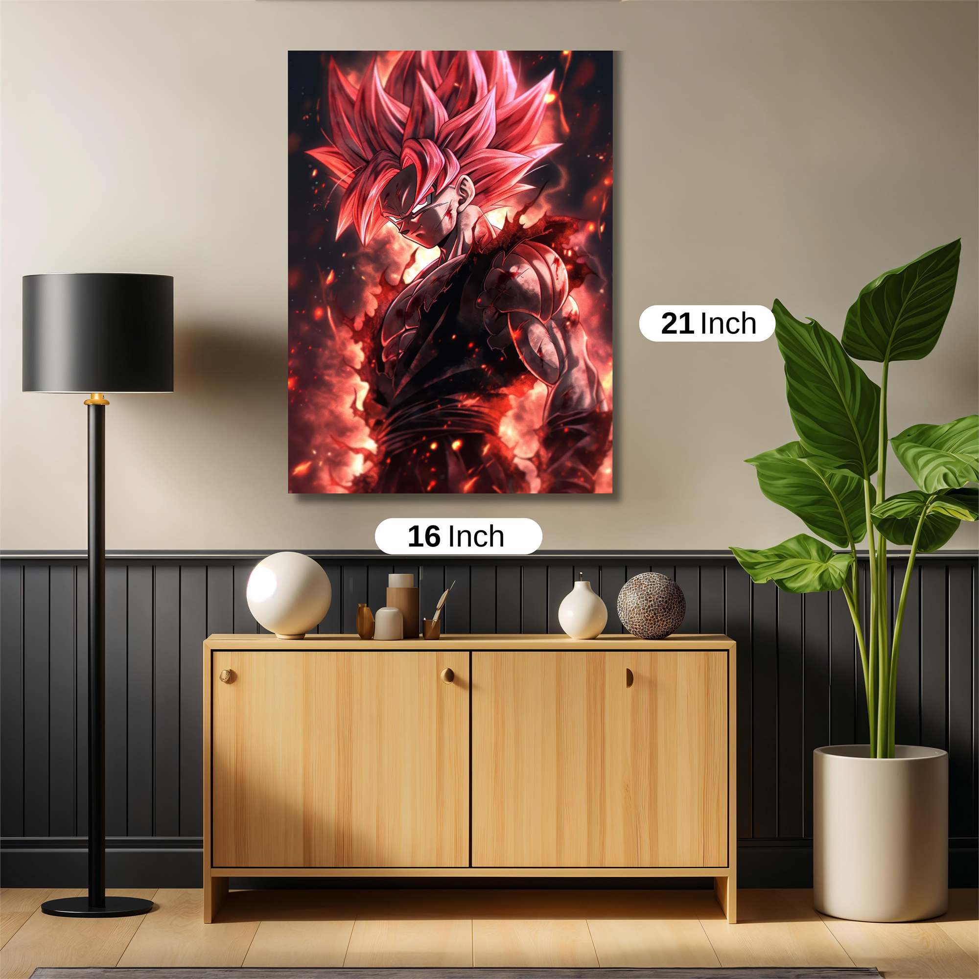 Goku Inferno Safe Wall Magnetic / M