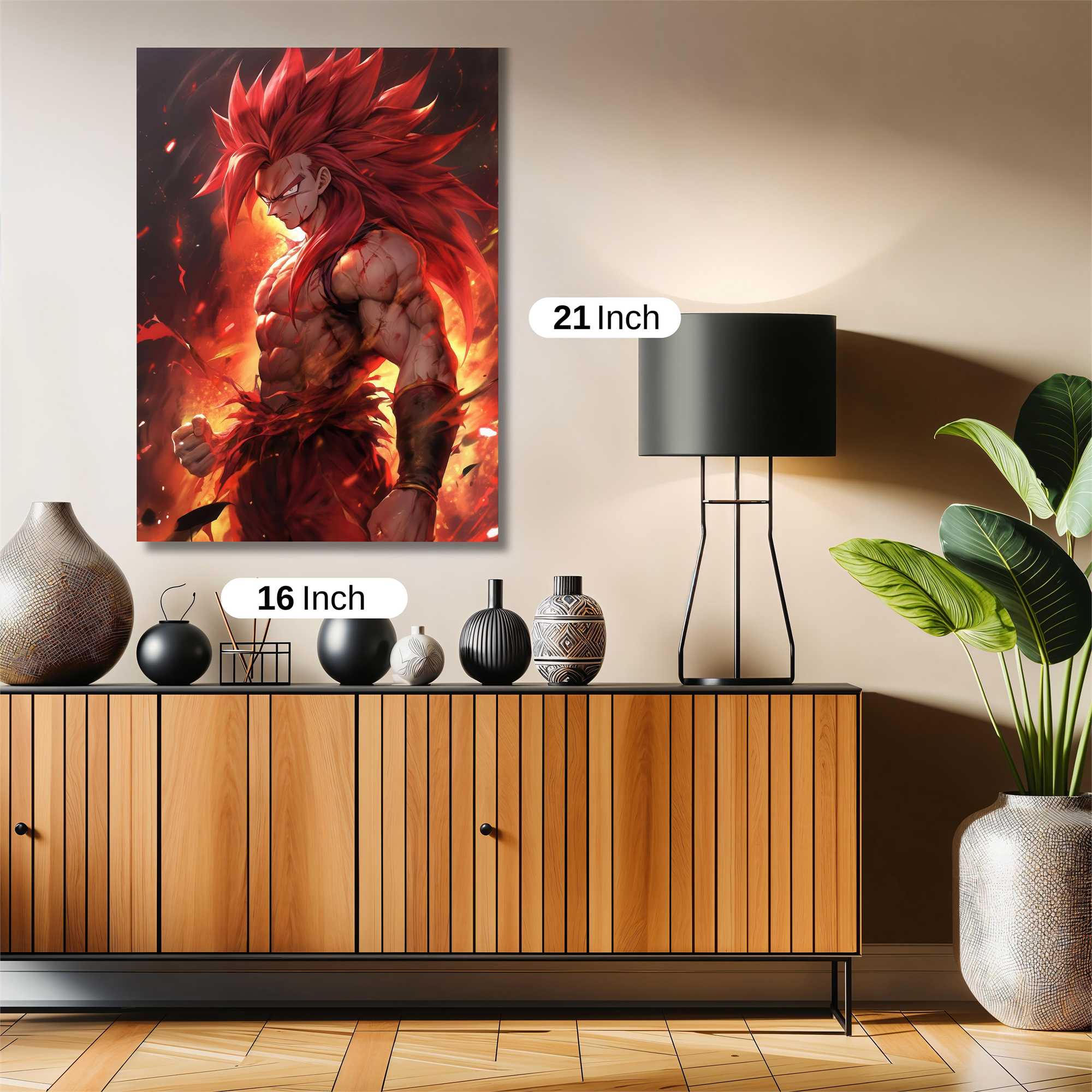 Saiyan Inferno Safe Wall Magnetic / M