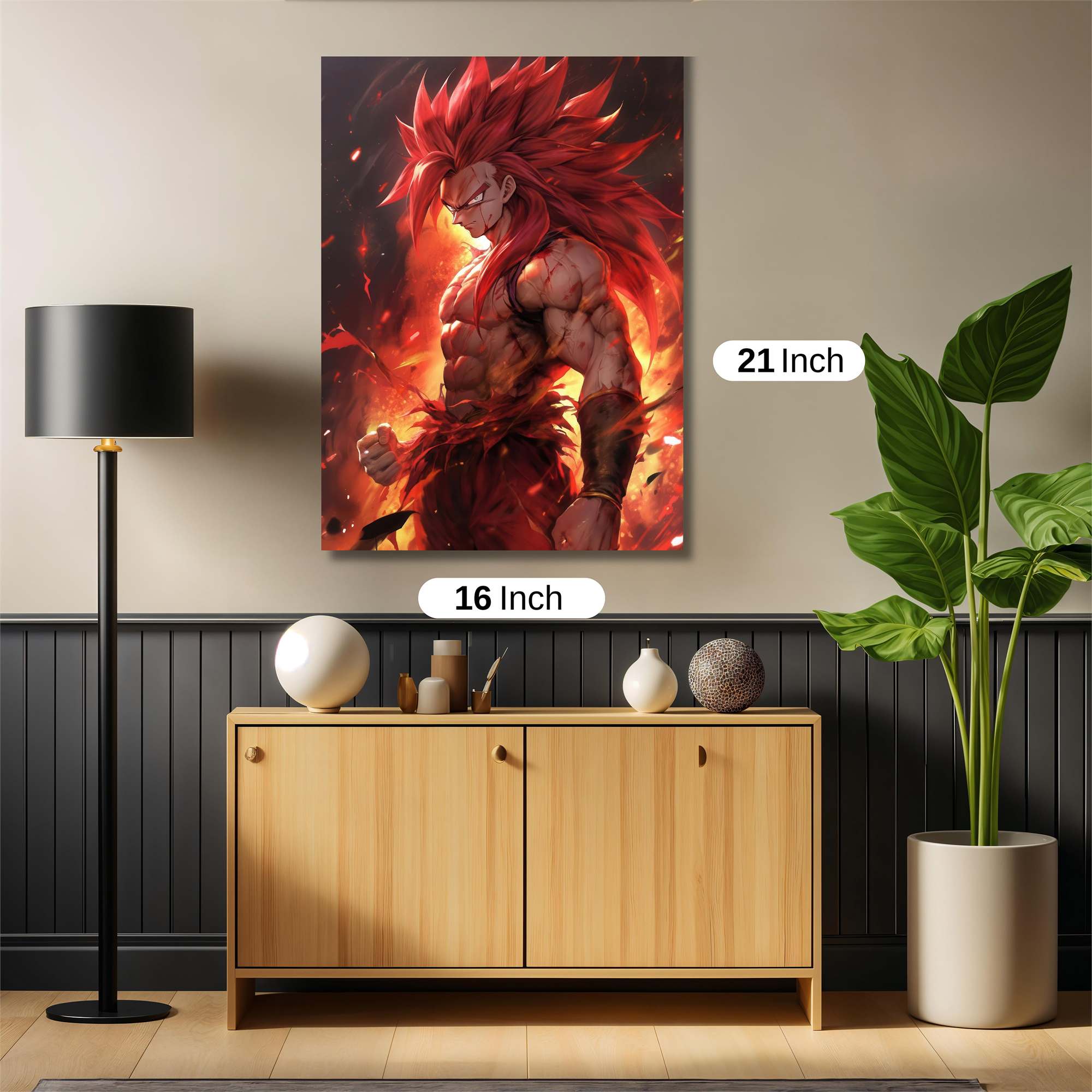 Saiyan Inferno Safe Wall Magnetic / M
