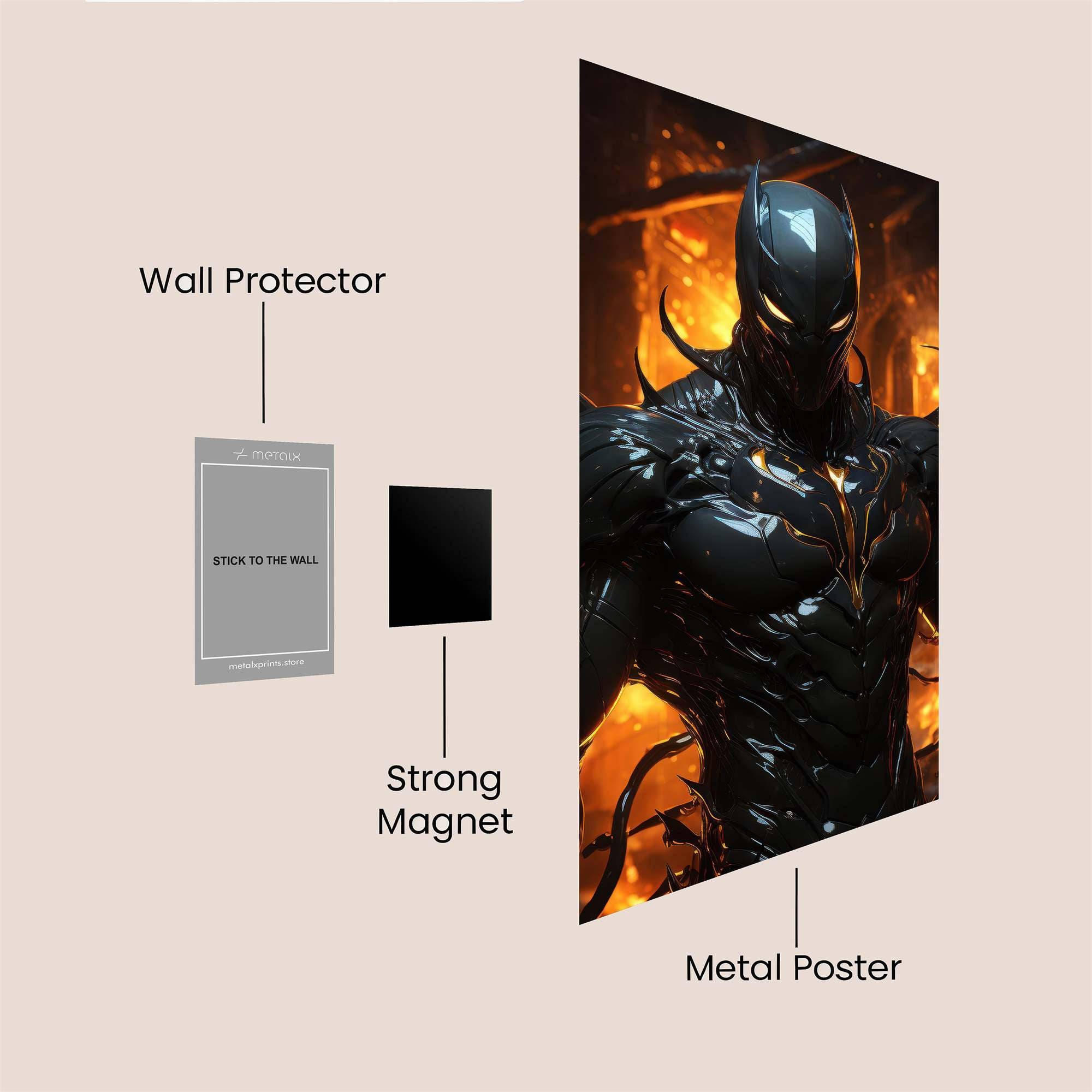 Panther Incandescence Safe Wall Magnetic / M
