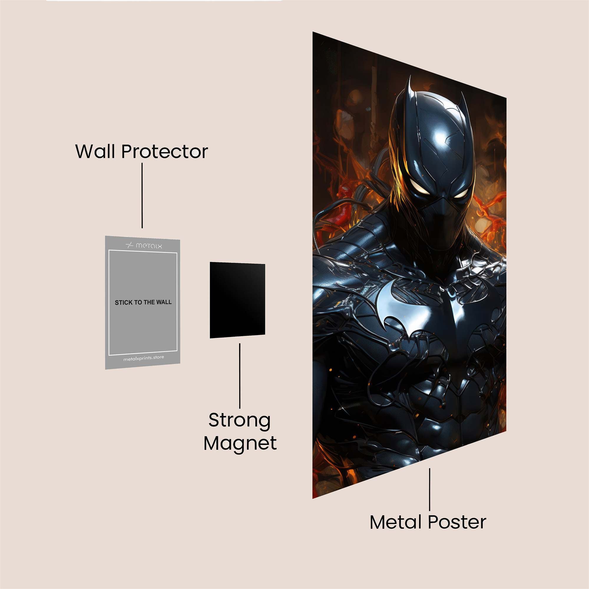 Panther Majesty Safe Wall Magnetic / M