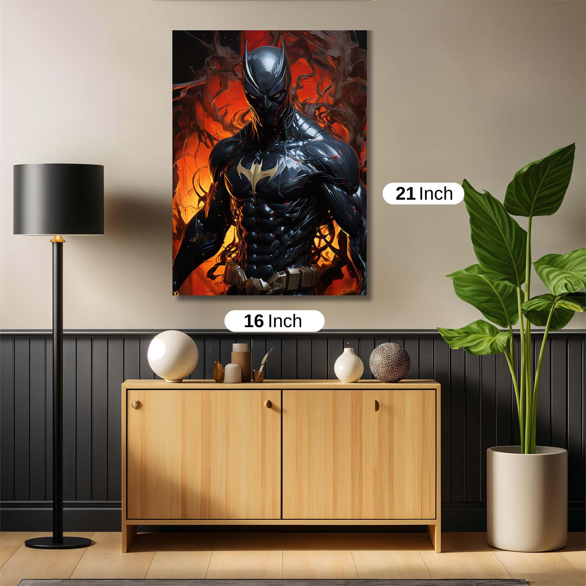 Batman's Blaze Safe Wall Magnetic / M