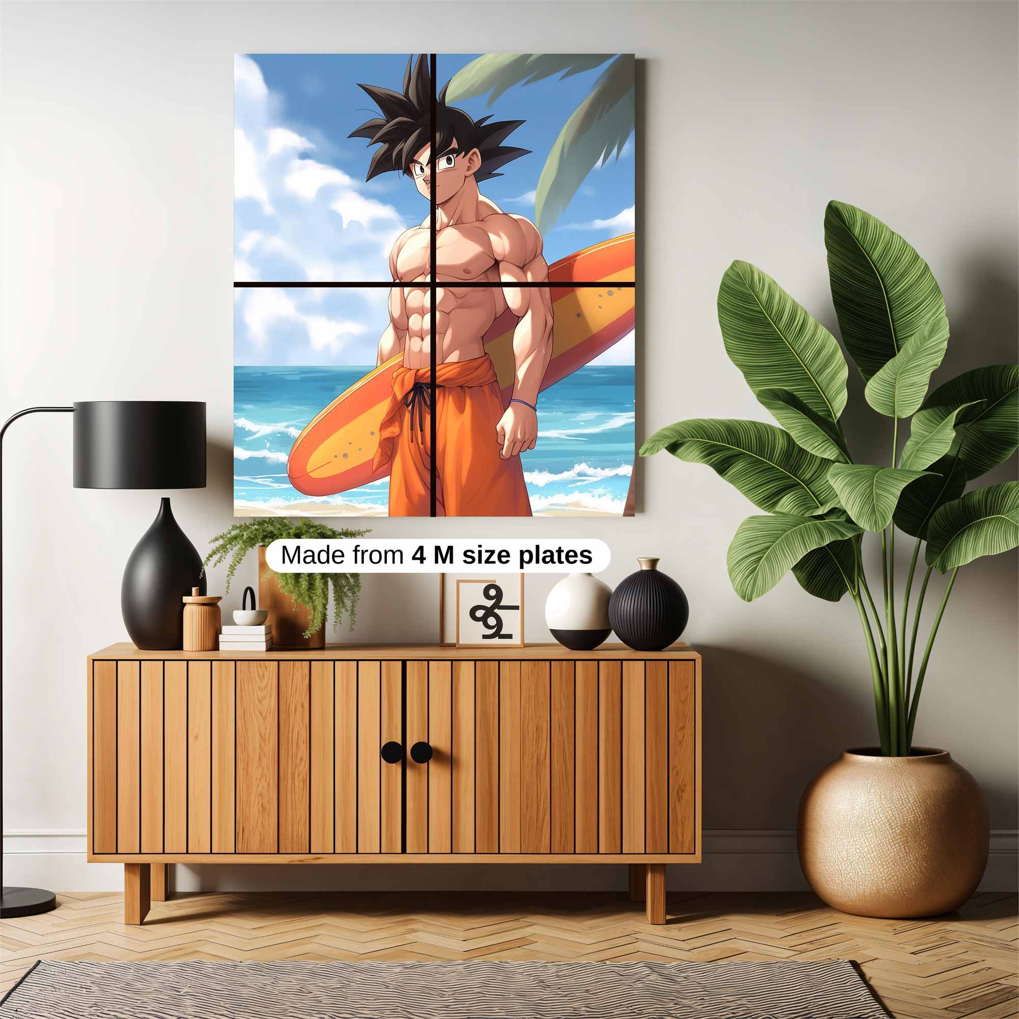 Goku Surfing Safe Wall Magnetic / M