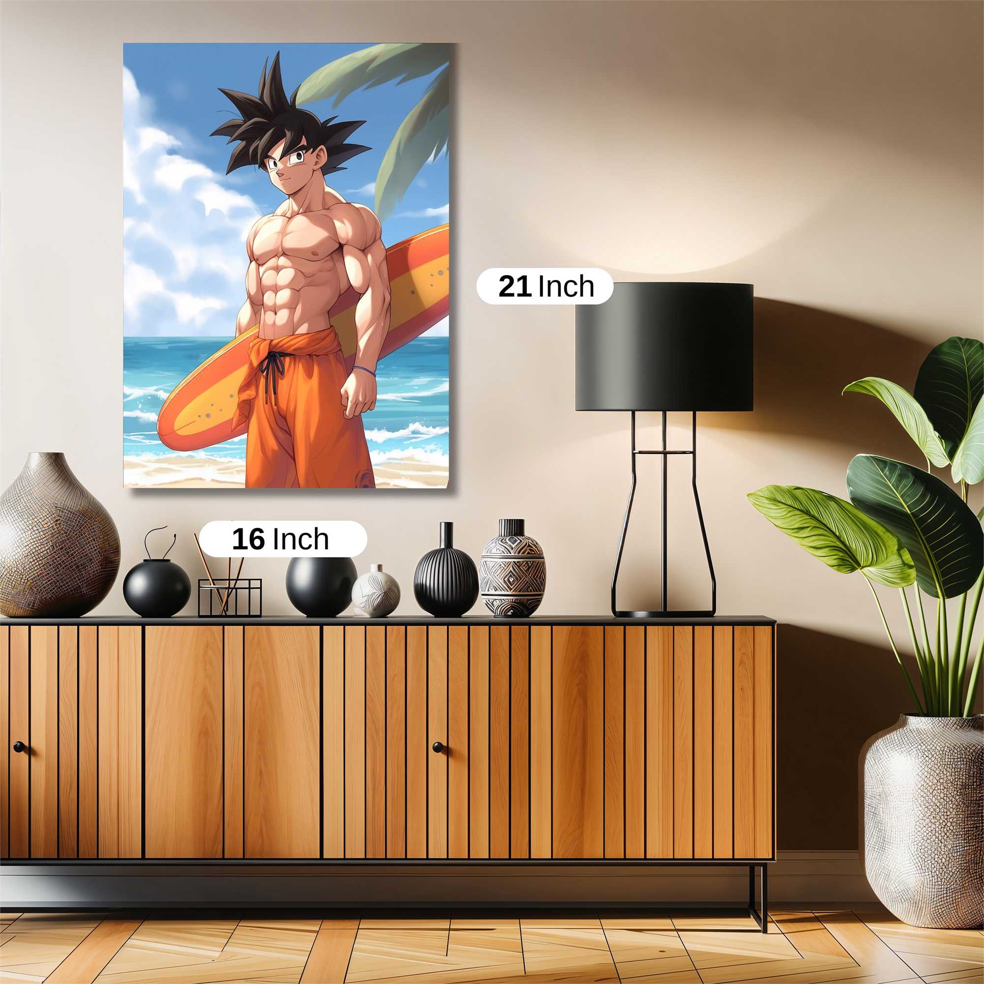 Goku Surfing Safe Wall Magnetic / M