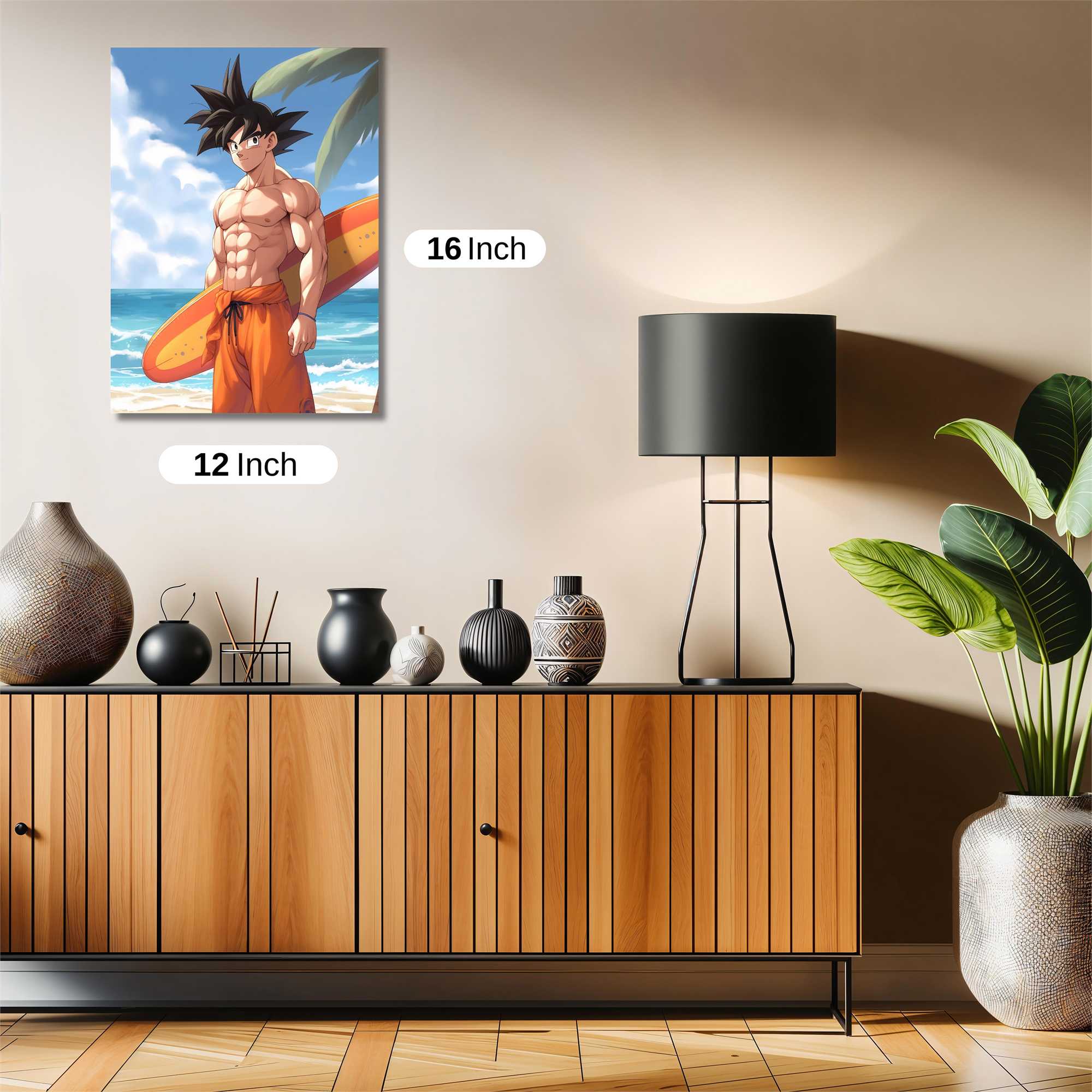 Goku Surfing Safe Wall Magnetic / M