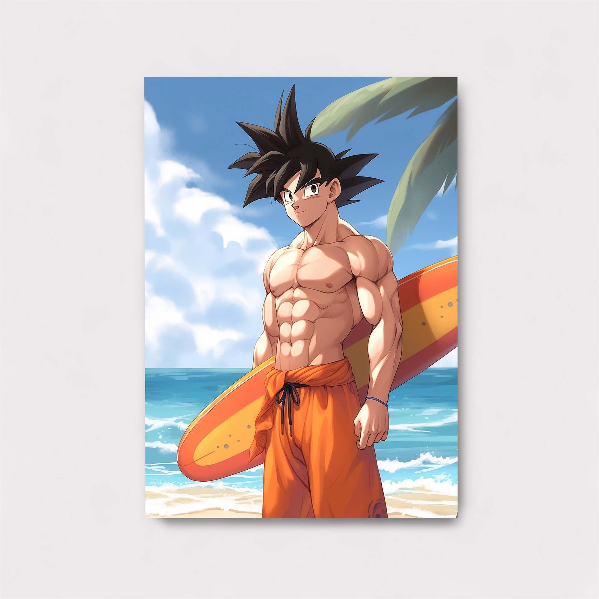 Goku Surfing Safe Wall Magnetic / M