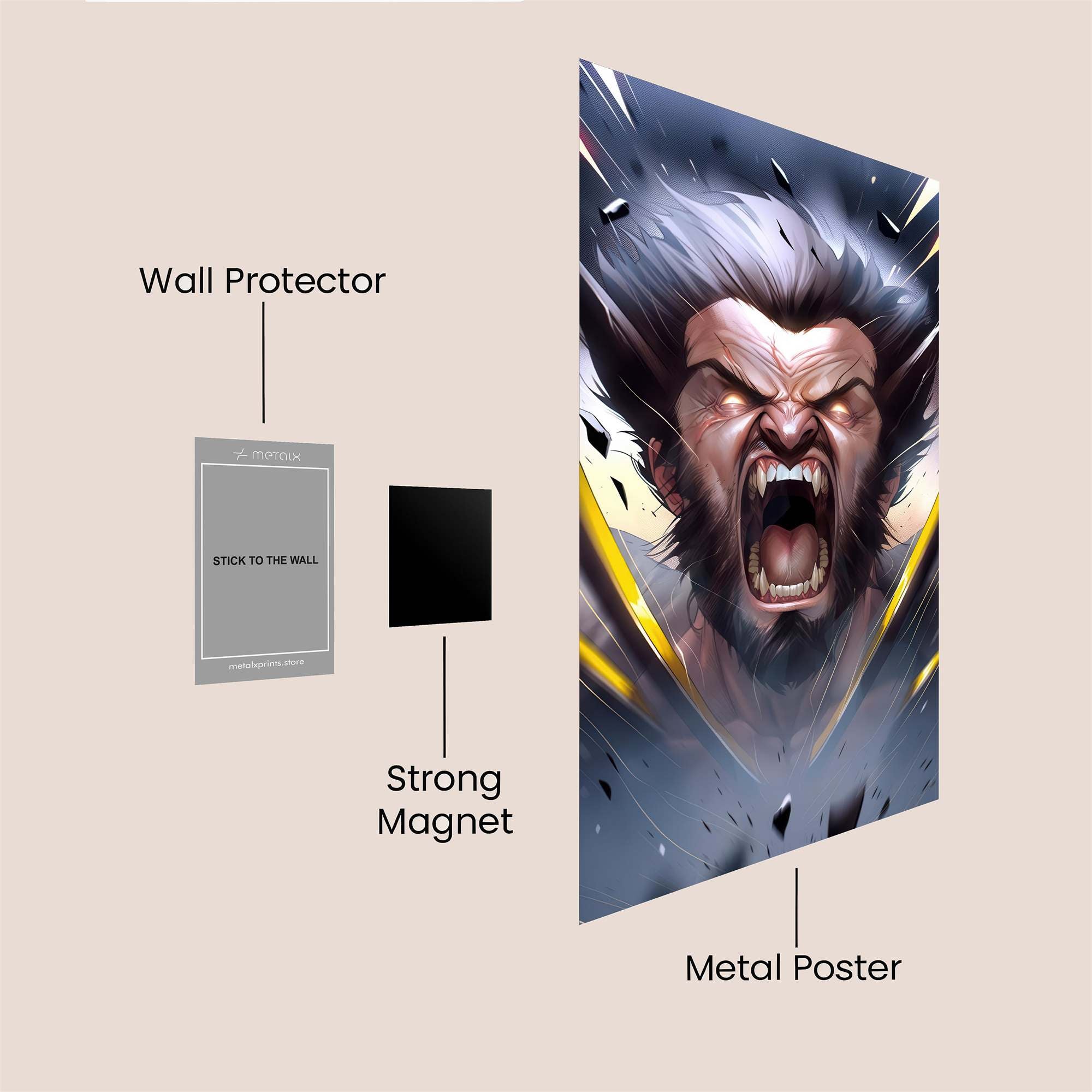Wolverine Fury Safe Wall Magnetic / M