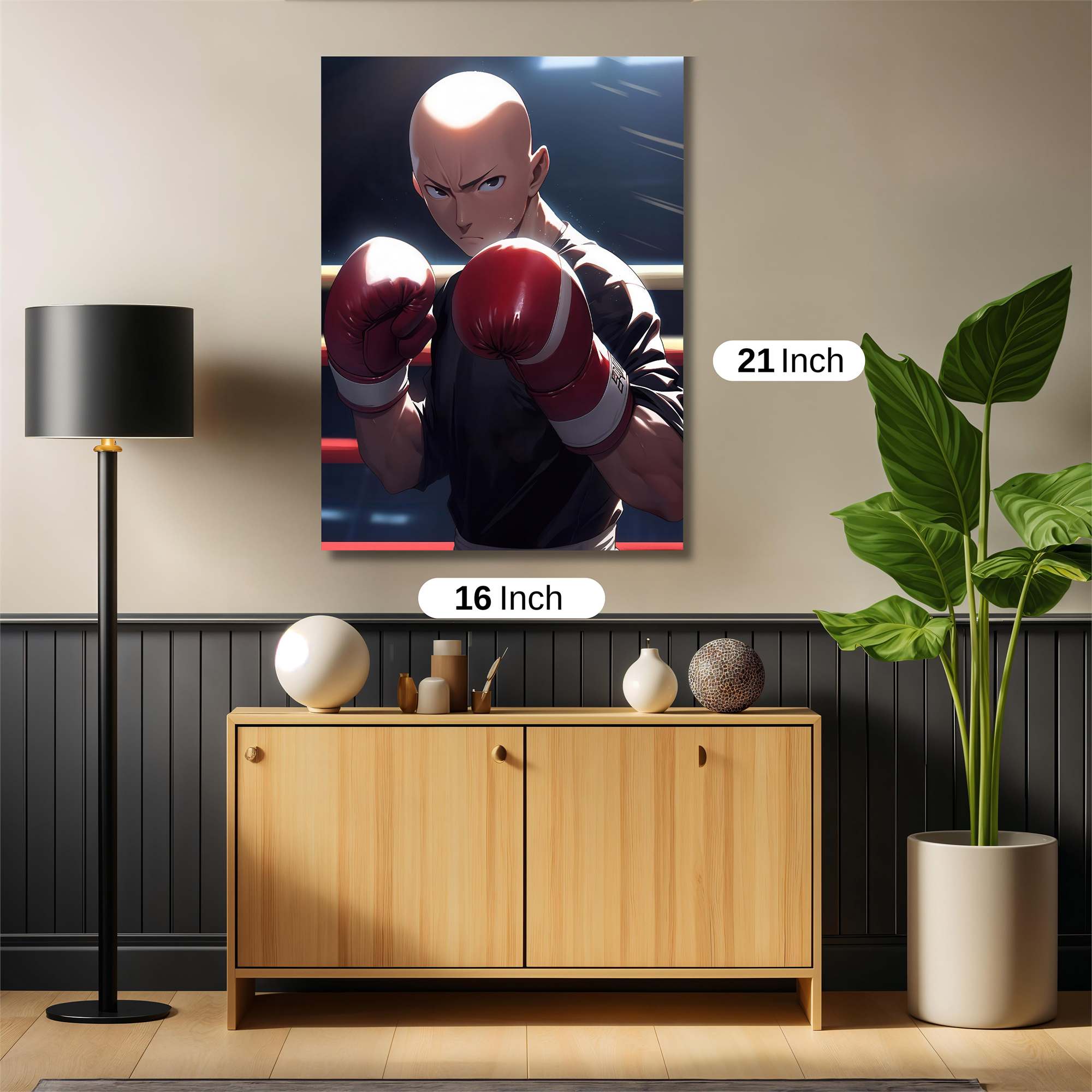 Saitama Punchstorm Safe Wall Magnetic / M